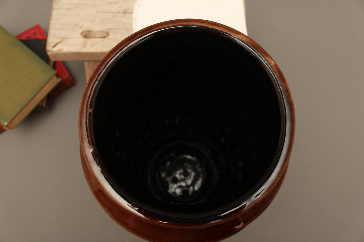 Large Scheurich 268-40 West German Floor Vase – 15 Inch Mid-Century Relief Pottery
