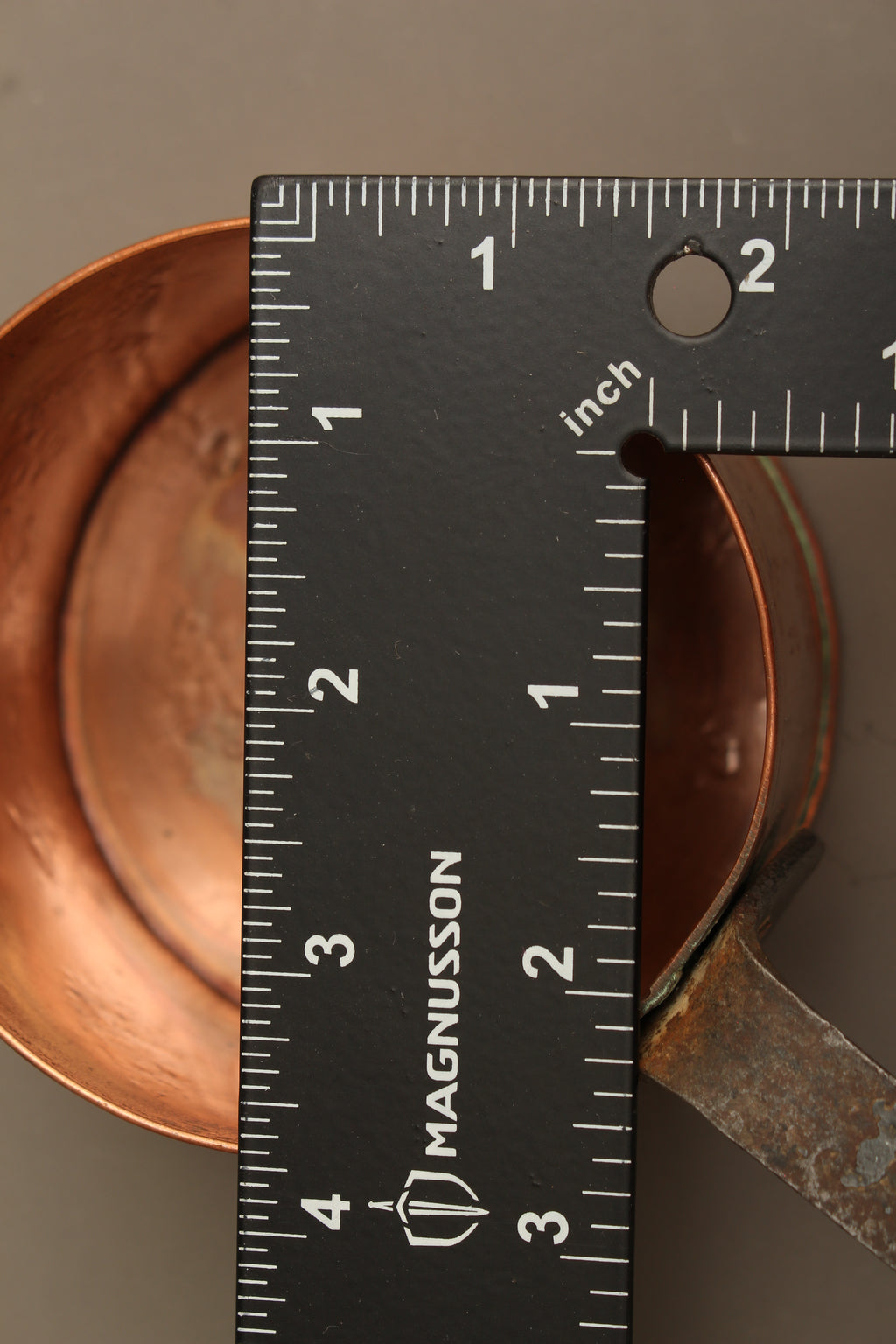 Vintage Jean Goardère Stamped French Copper Pan – 3 Inch Hand-Forged Sugar Pot