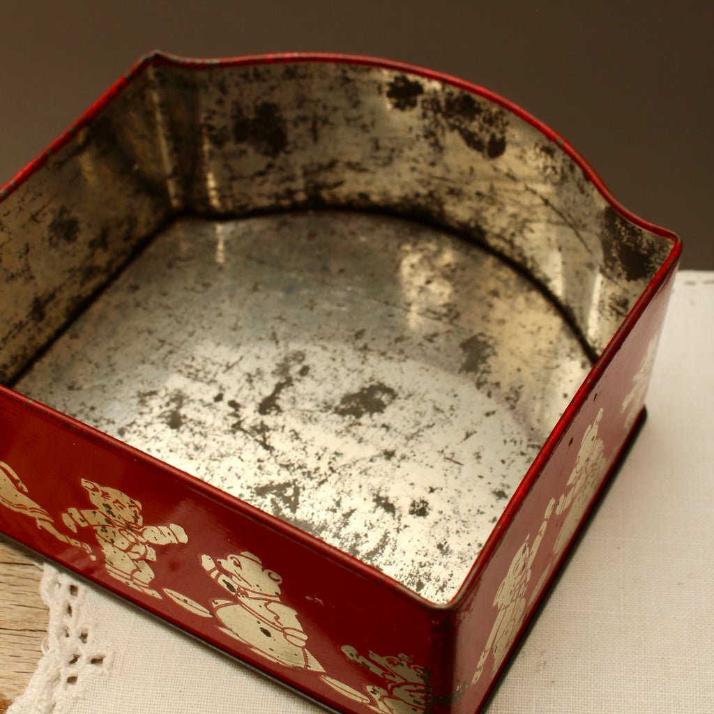 Vintage The Three Bears Lithographed Toffee Tin – Mid-Century Nursery Storage Box