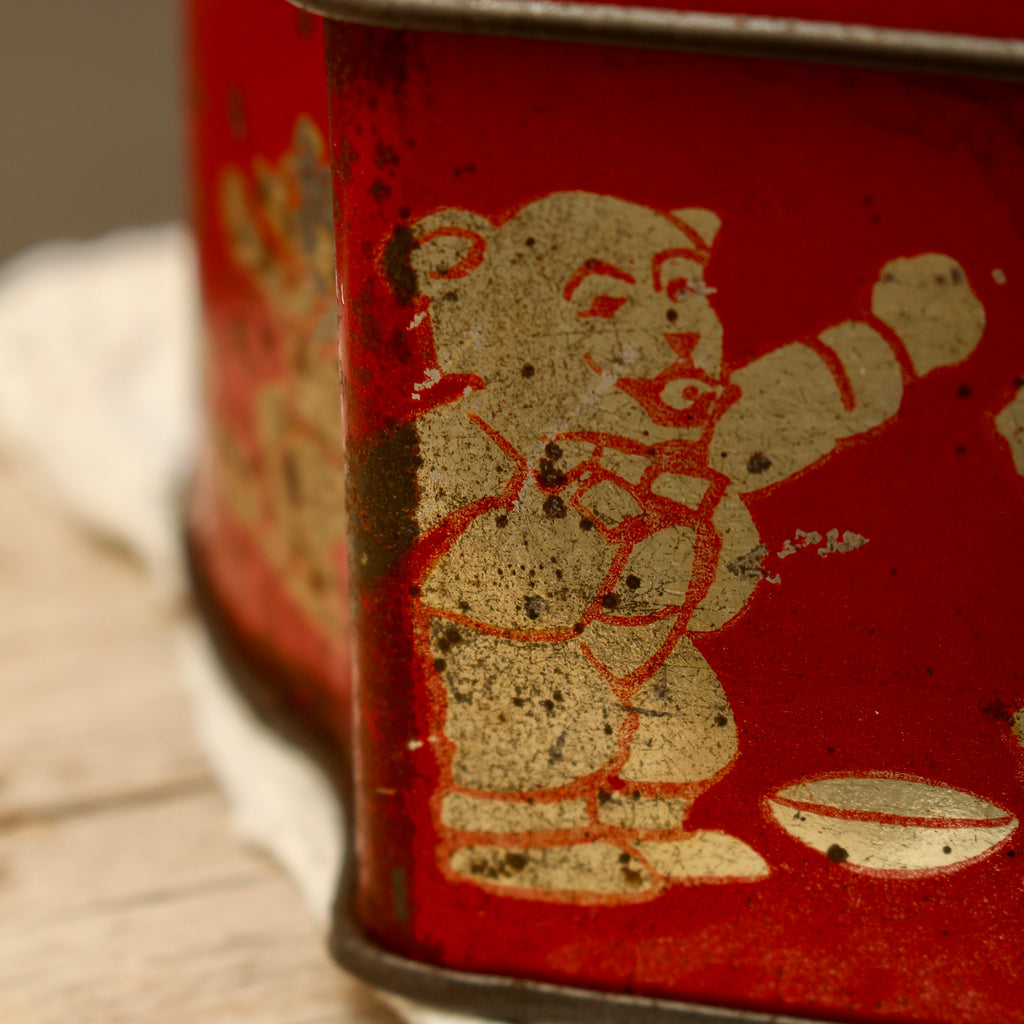Vintage The Three Bears Lithographed Toffee Tin – Mid-Century Nursery Storage Box