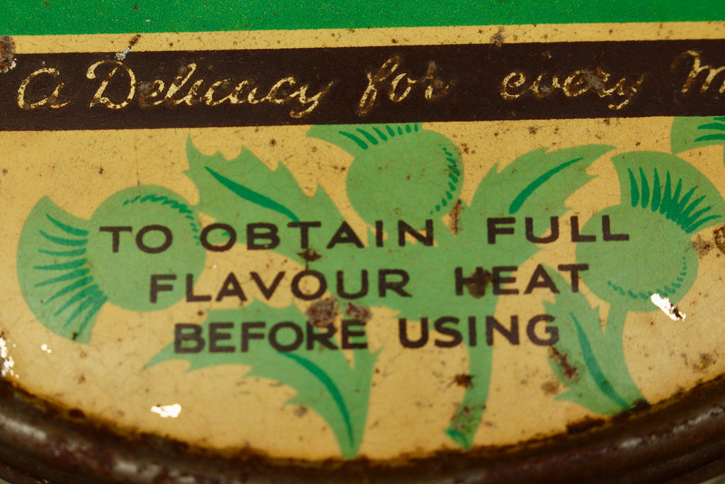 Vintage Lipton's Afternoon Tea Oatcakes Tin – Mid-Century Lithographed Advertising Box