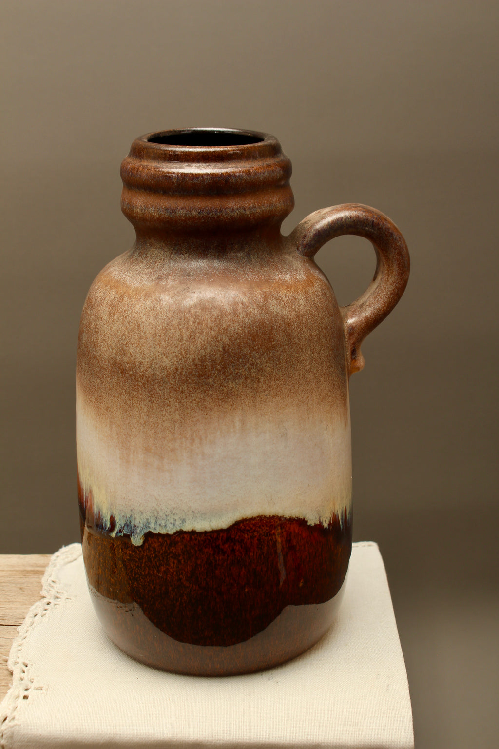 Vintage West German Pottery Jug Vase – Scheurich 473-20