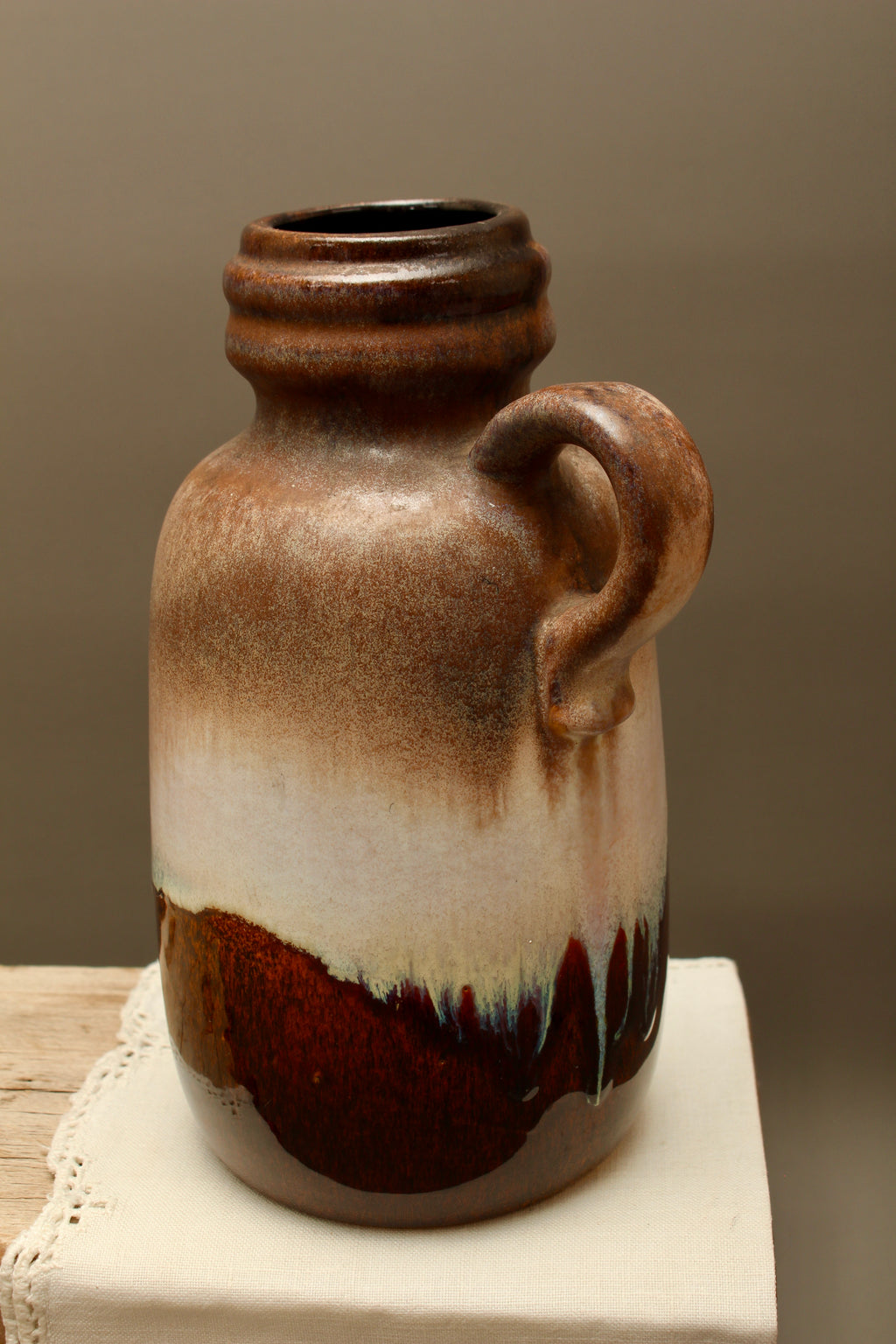 Vintage West German Pottery Jug Vase – Scheurich 473-20