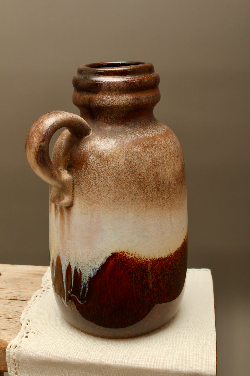 Vintage West German Pottery Jug Vase – Scheurich 473-20