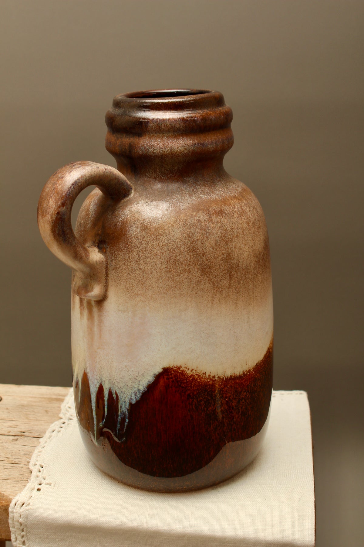 Vintage West German Pottery Jug Vase – Scheurich 473-20