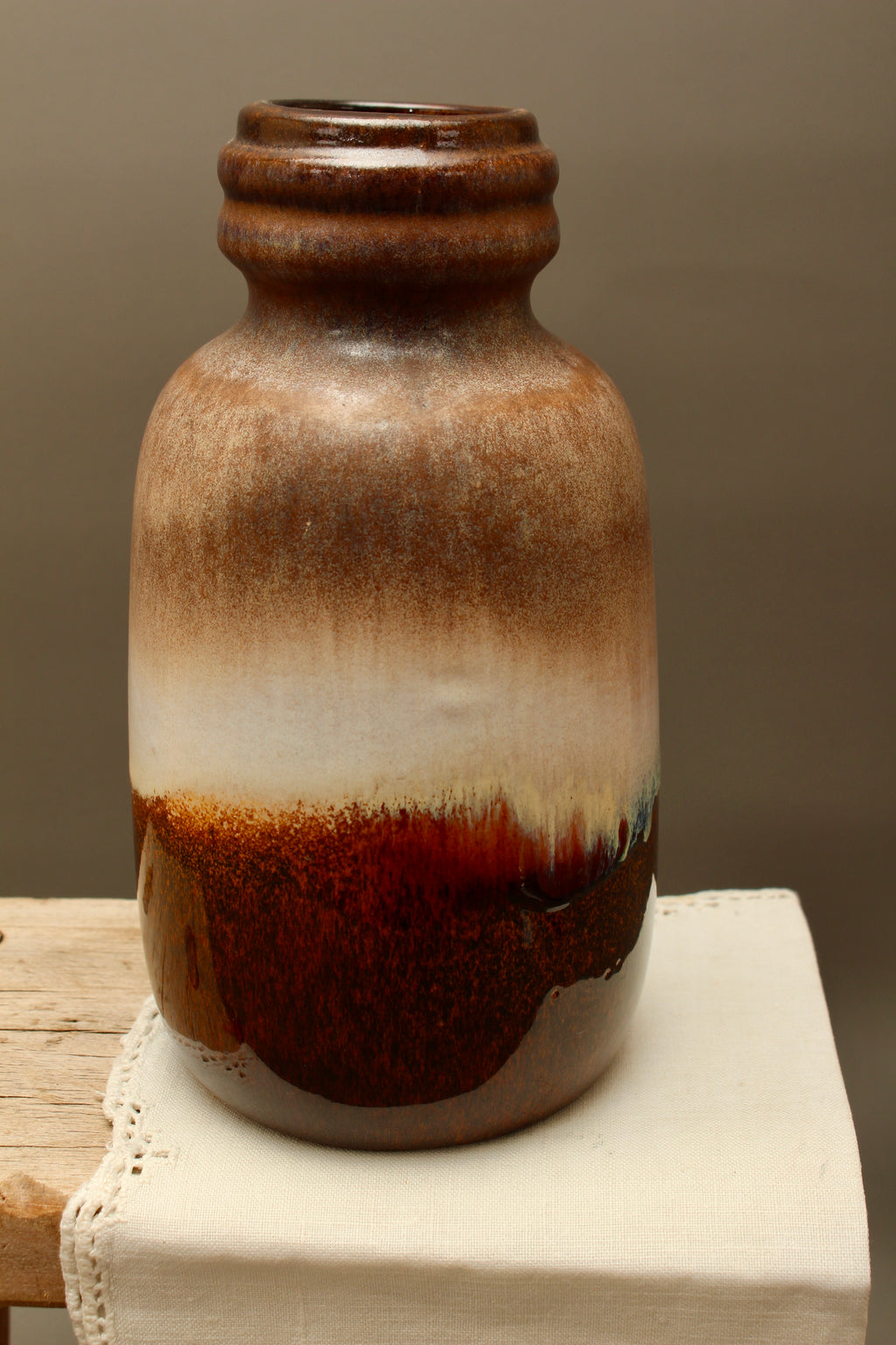 Vintage West German Pottery Jug Vase – Scheurich 473-20