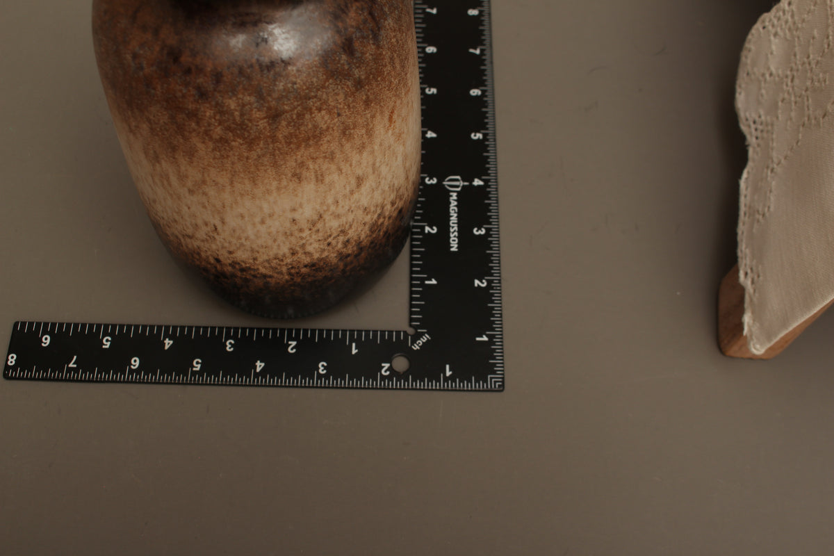Vintage West German Pottery Mottled Jug Vase – Scheurich 413-20