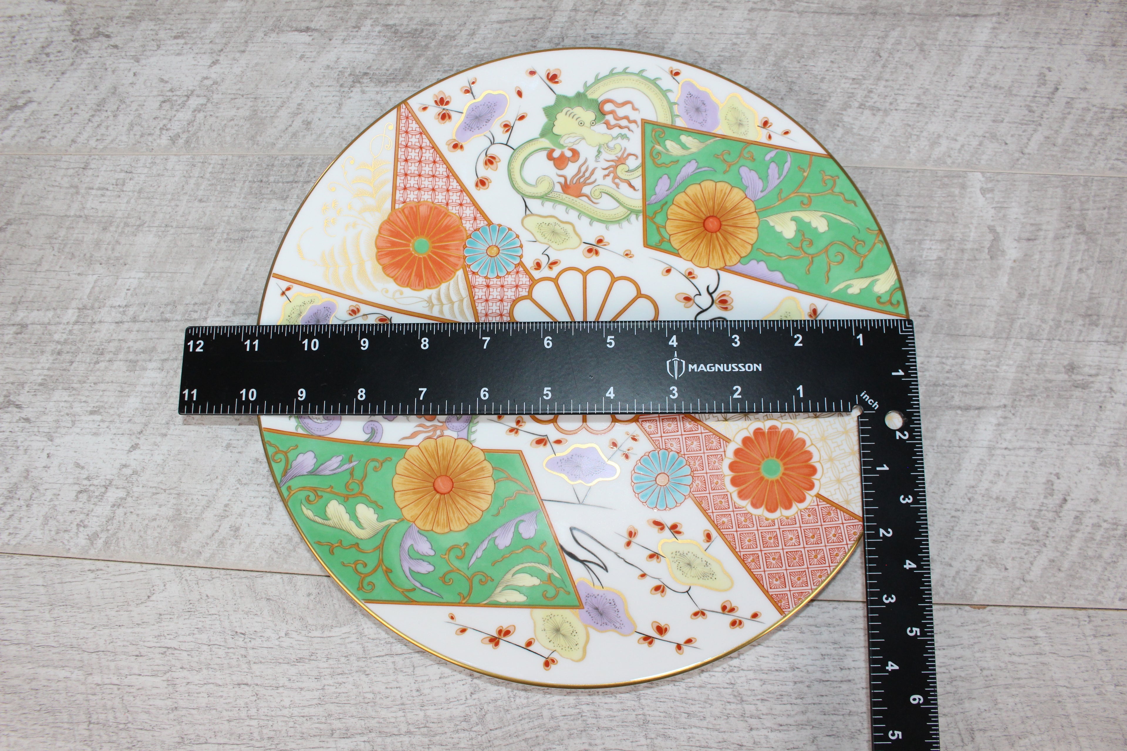 Royal Worcester "The Light Brocade Pattern" numbered Collector Plate