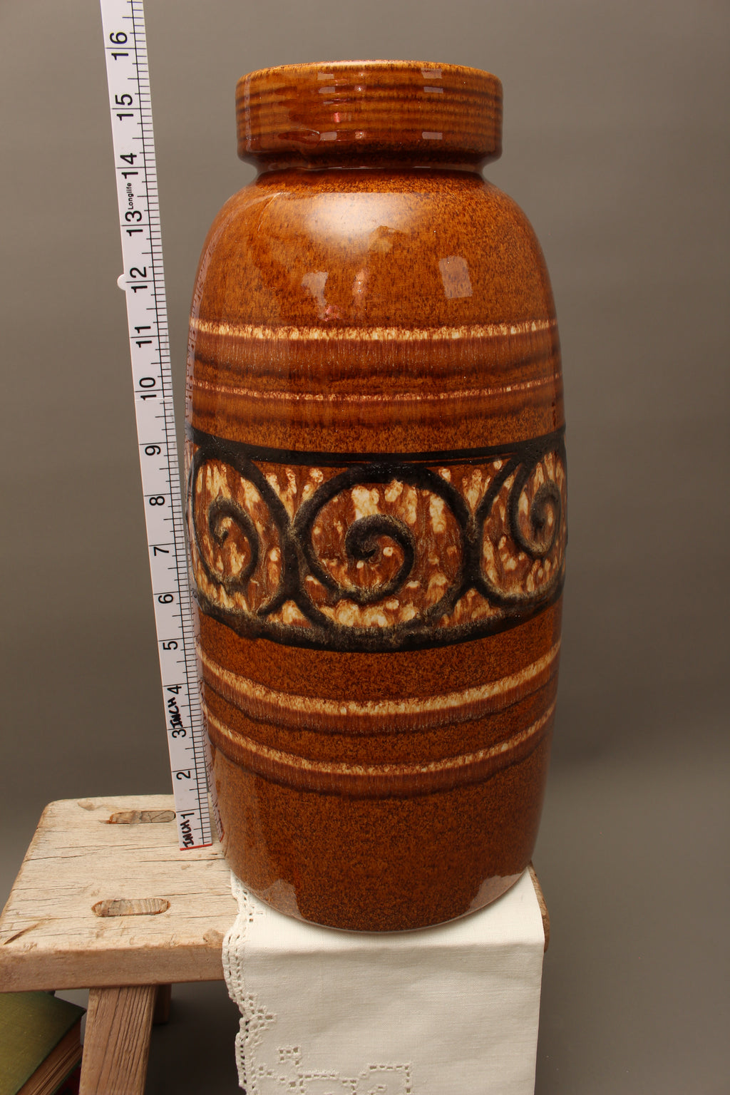Large Vintage West German Floor Vase – Scheurich 553-38