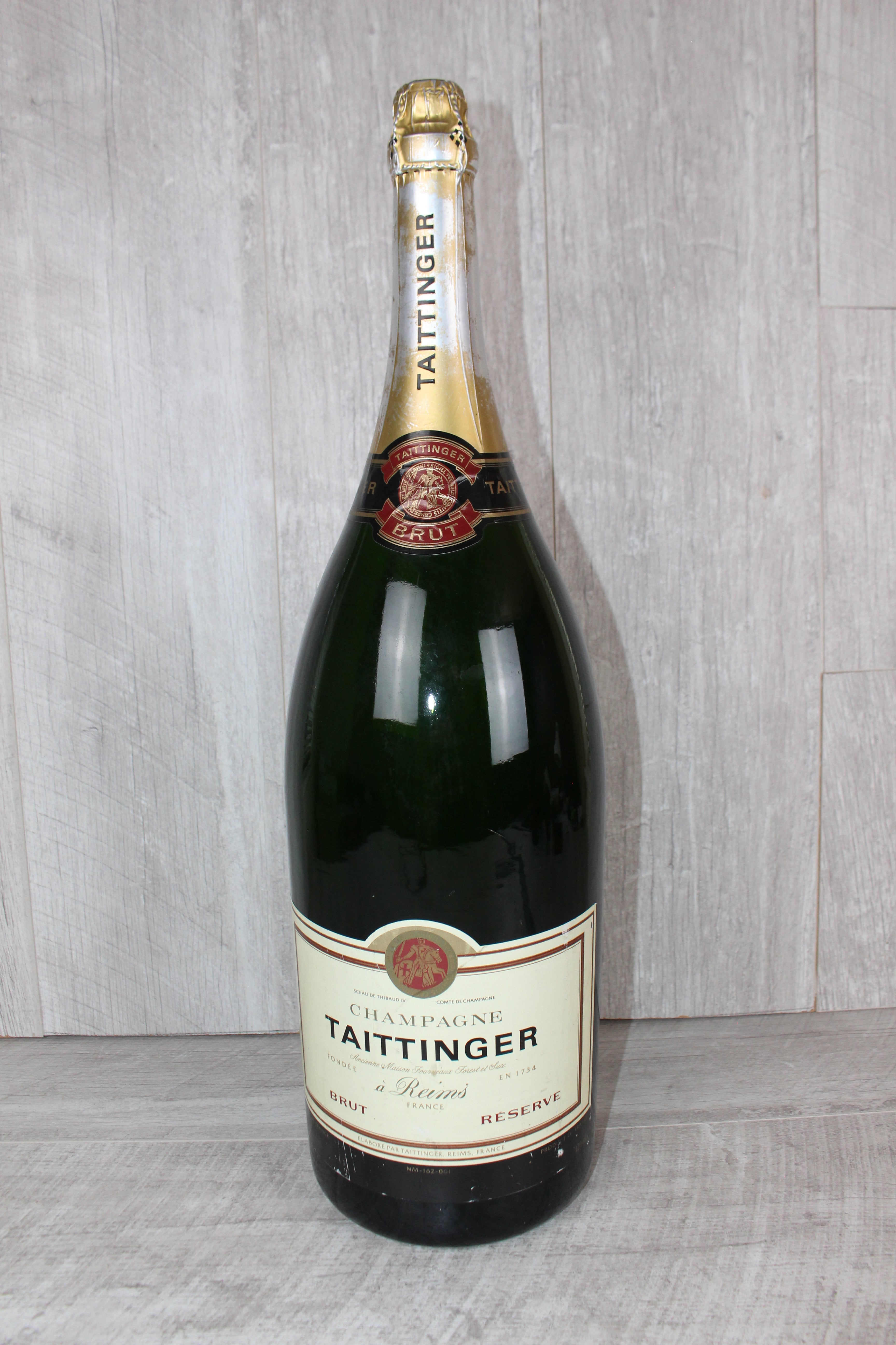 Jeroboam Taittinger Champagne Dummy Display Empty Bottle
