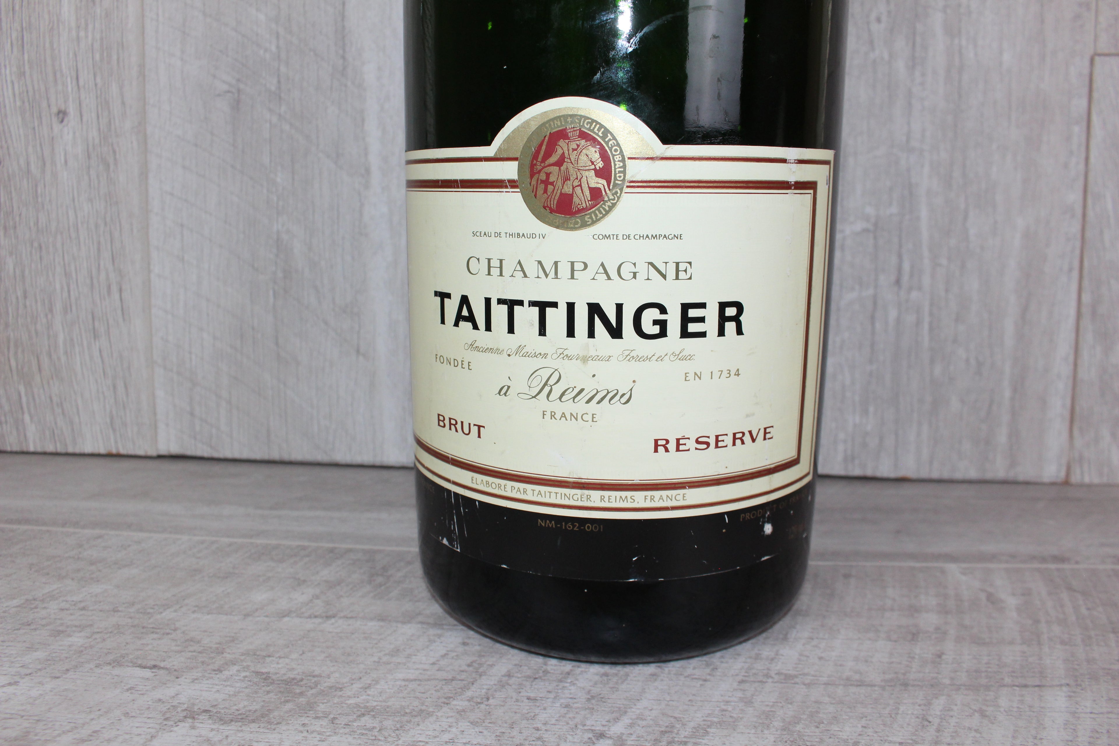 Jeroboam Taittinger Champagne Dummy Display Empty Bottle