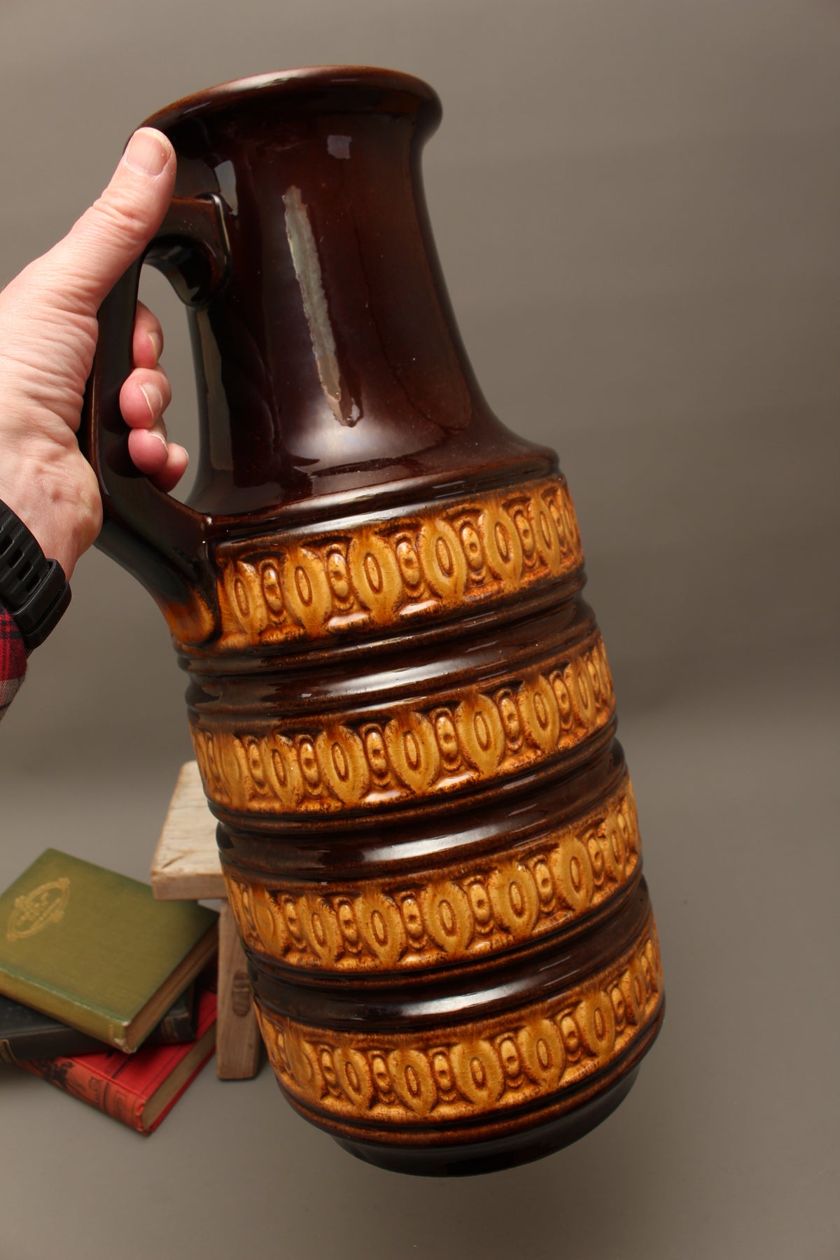 Large Vintage West German Floor Jug Vase – Scheurich 429-45