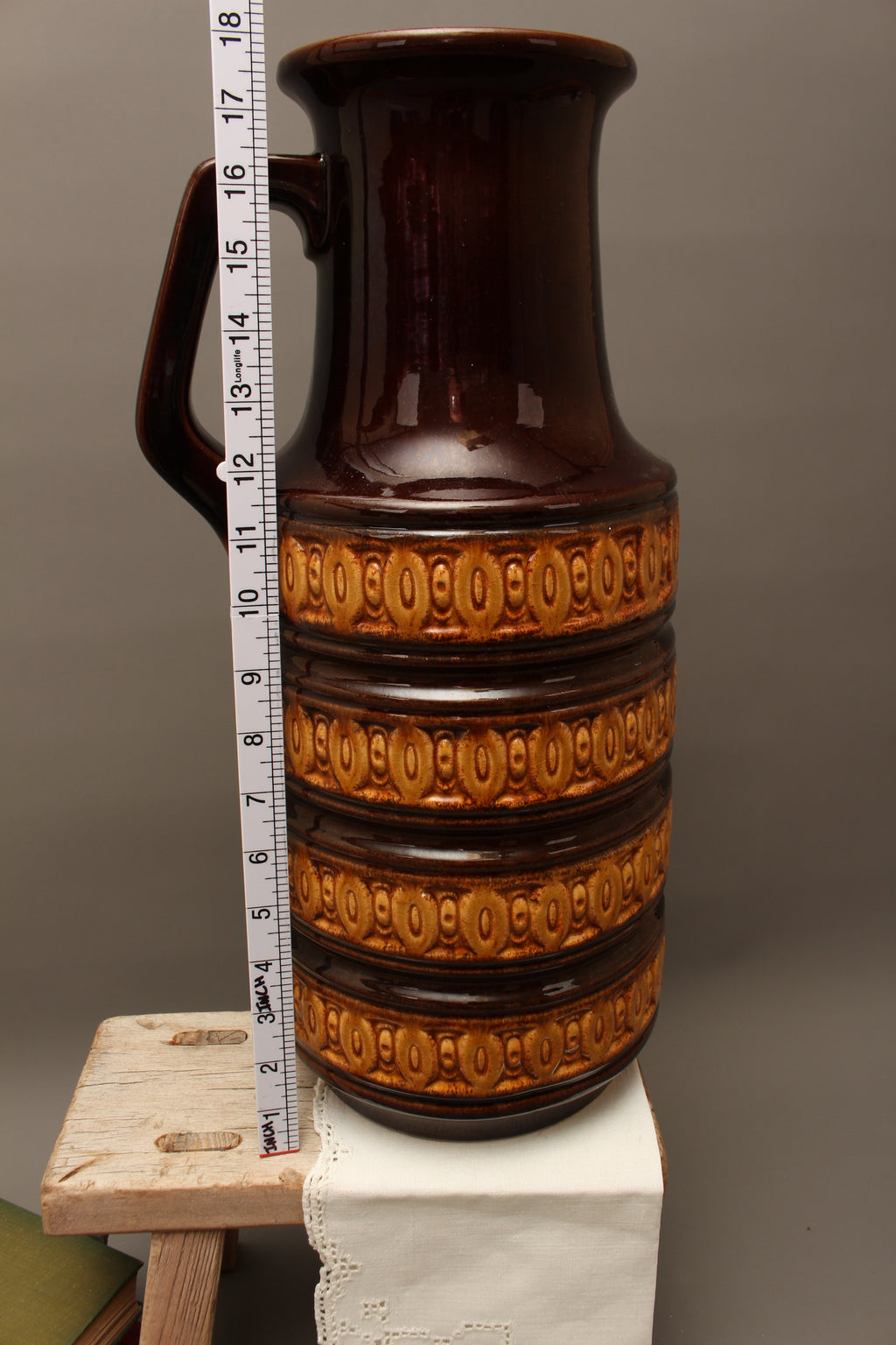 Large Vintage West German Floor Jug Vase – Scheurich 429-45