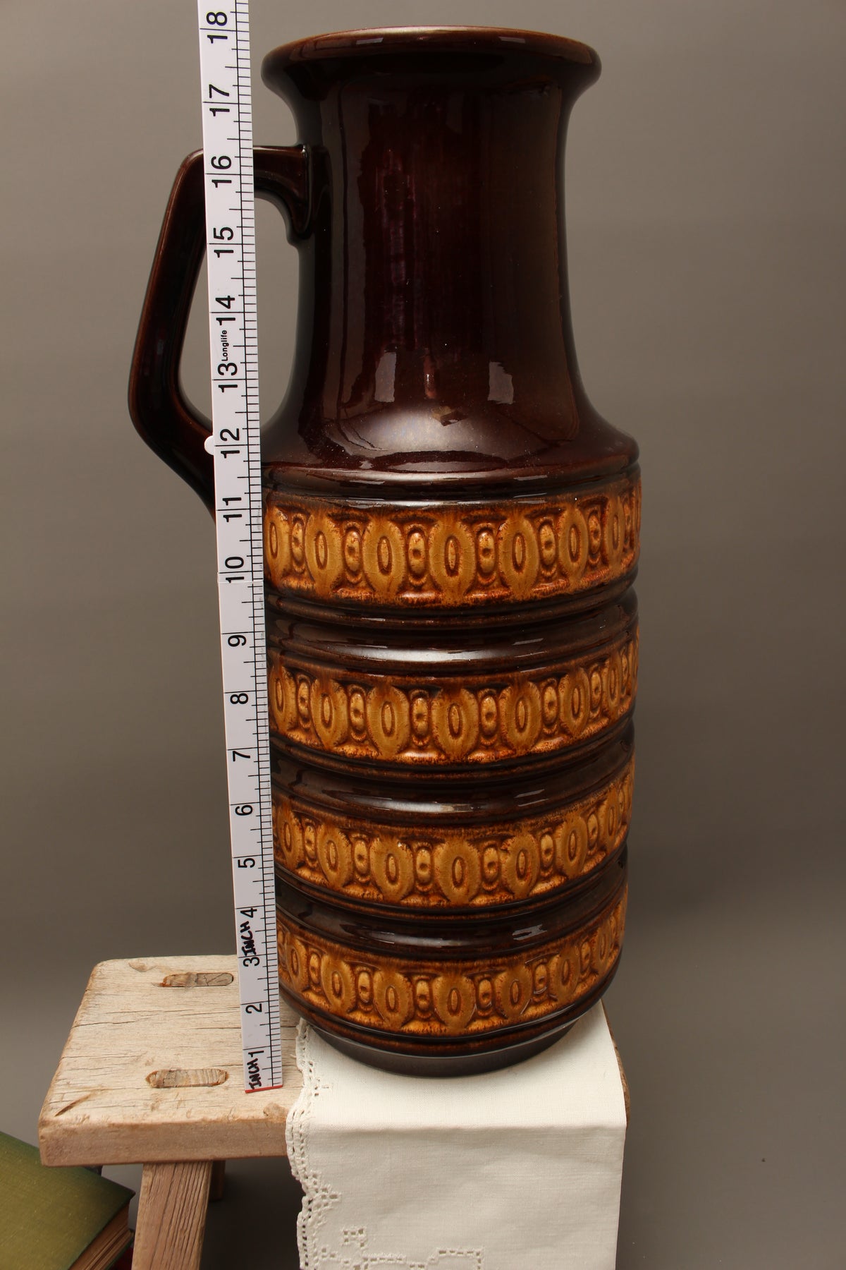 Large Vintage West German Floor Jug Vase – Scheurich 429-45