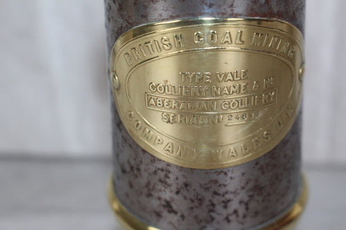 British Coal Mining Vale Miners Lamp