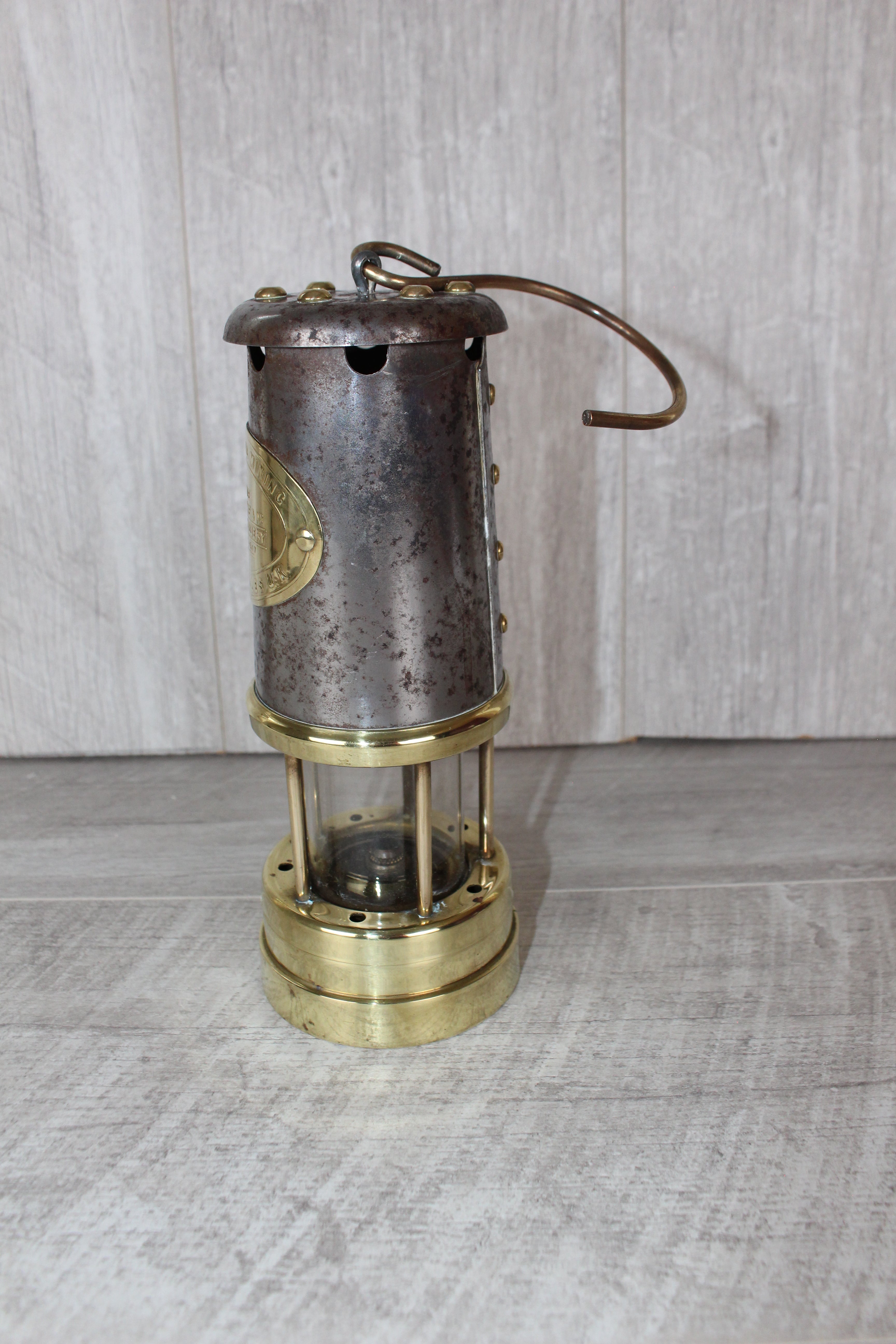 British Coal Mining Vale Miners Lamp