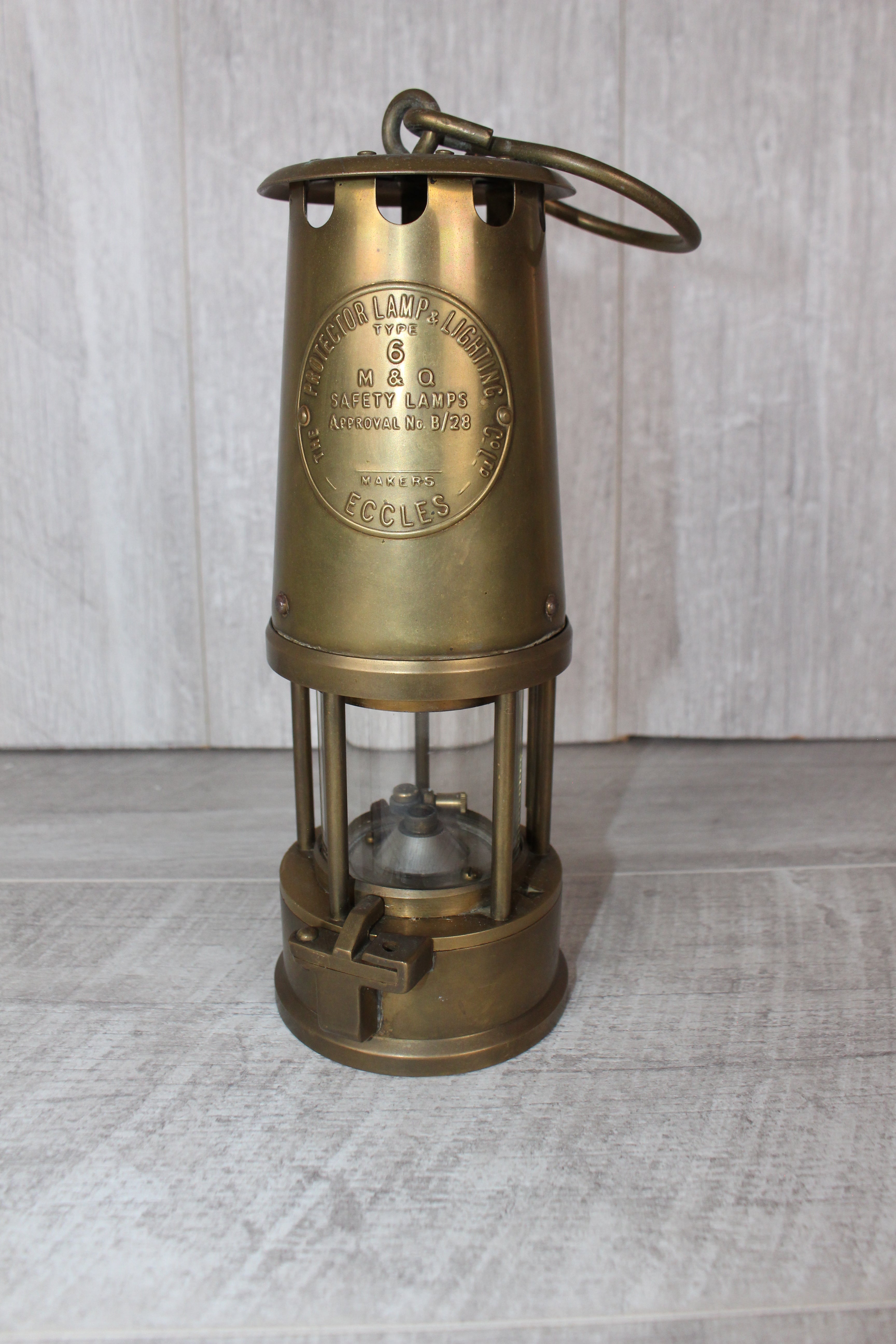 Protector No 6 Eccles Miner's Lamp