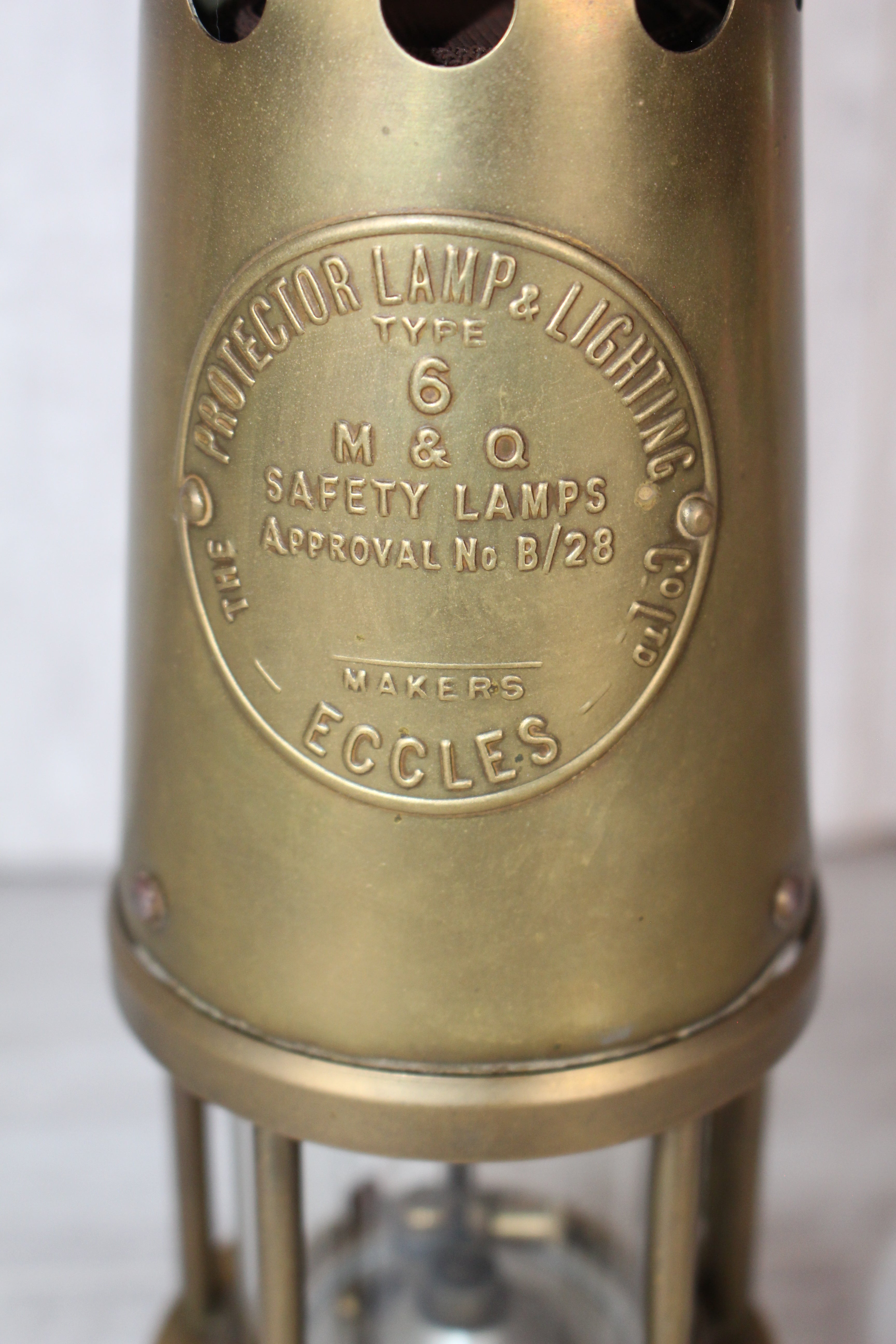 Protector No 6 Eccles Miner's Lamp