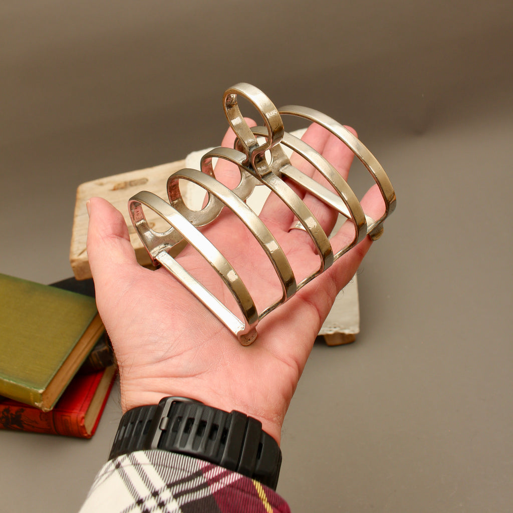Vintage Commercial Silver-Plated Breakfast Toast Holder – Trocadero Blackpool