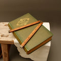 Antique Boxwood and Brass 1-Foot Folding Rule – Two-Fold Pocket Pocket Measure