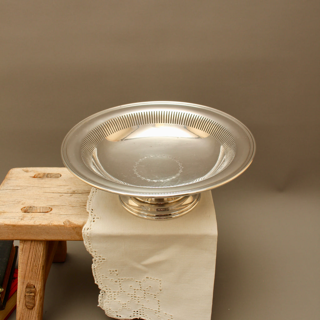 Antique Mappin & Webb Mappin Plate Pedestal Fruit Bowl – Art Deco Pierced Tazza