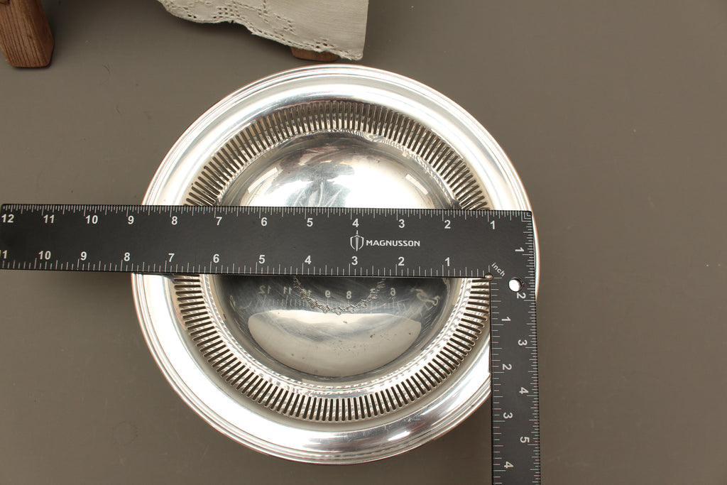 Antique Mappin & Webb Mappin Plate Pedestal Fruit Bowl – Art Deco Pierced Tazza