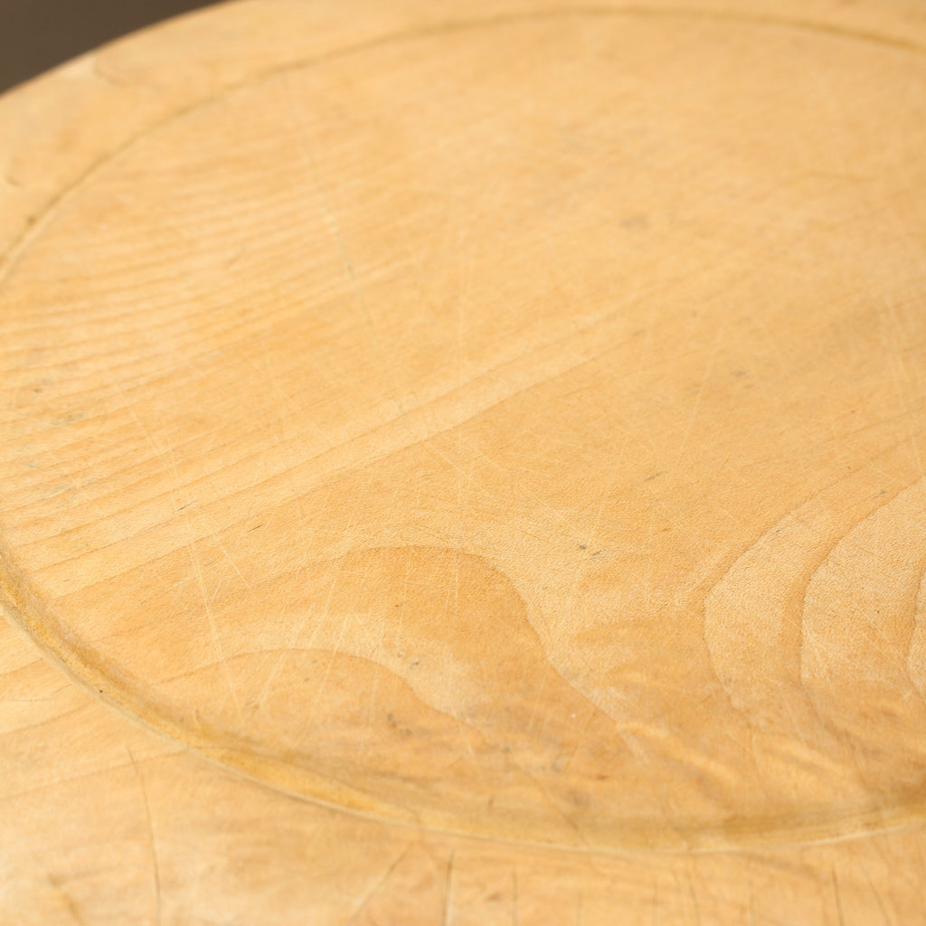 Antique Allinson Bread Wooden Trench Platter – Hand-Carved Sycamore Advertising Board