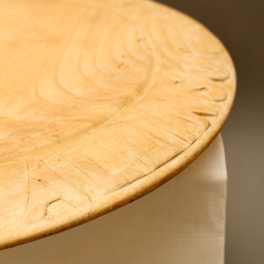 Antique Allinson Bread Wooden Trench Platter – Hand-Carved Sycamore Advertising Board