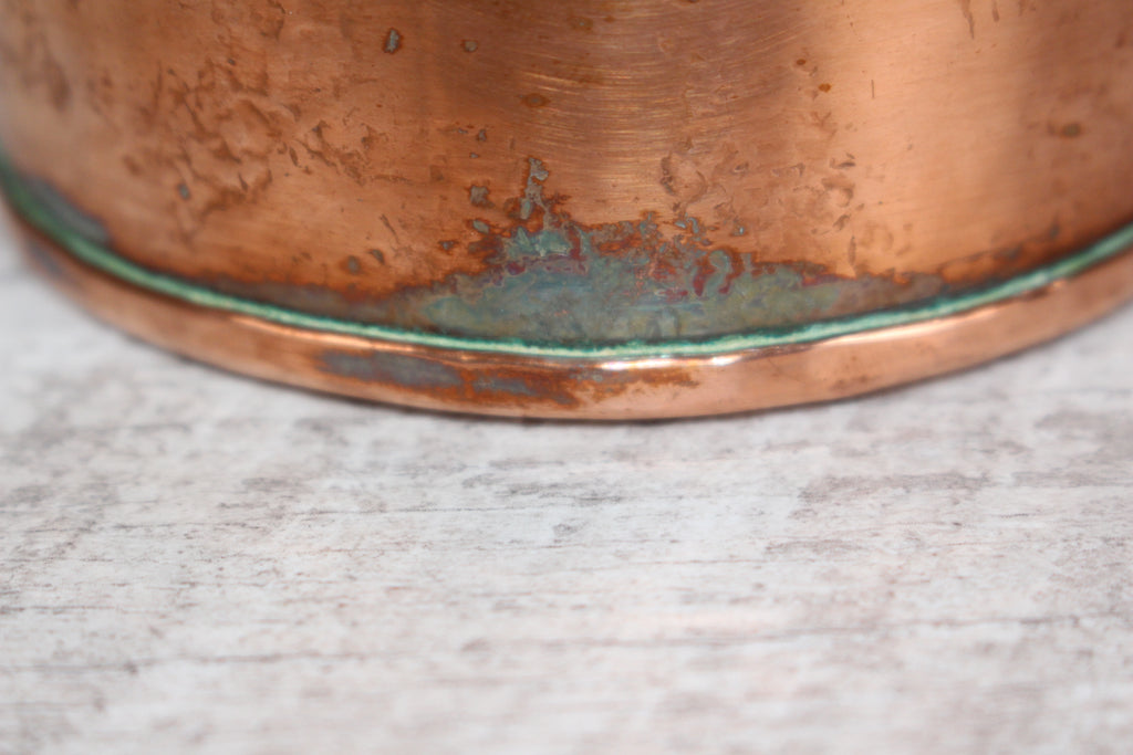 Rare Jean Goardère French Artisan Copper Pan 9cm Hand-Forged "Rat Tail" Handle