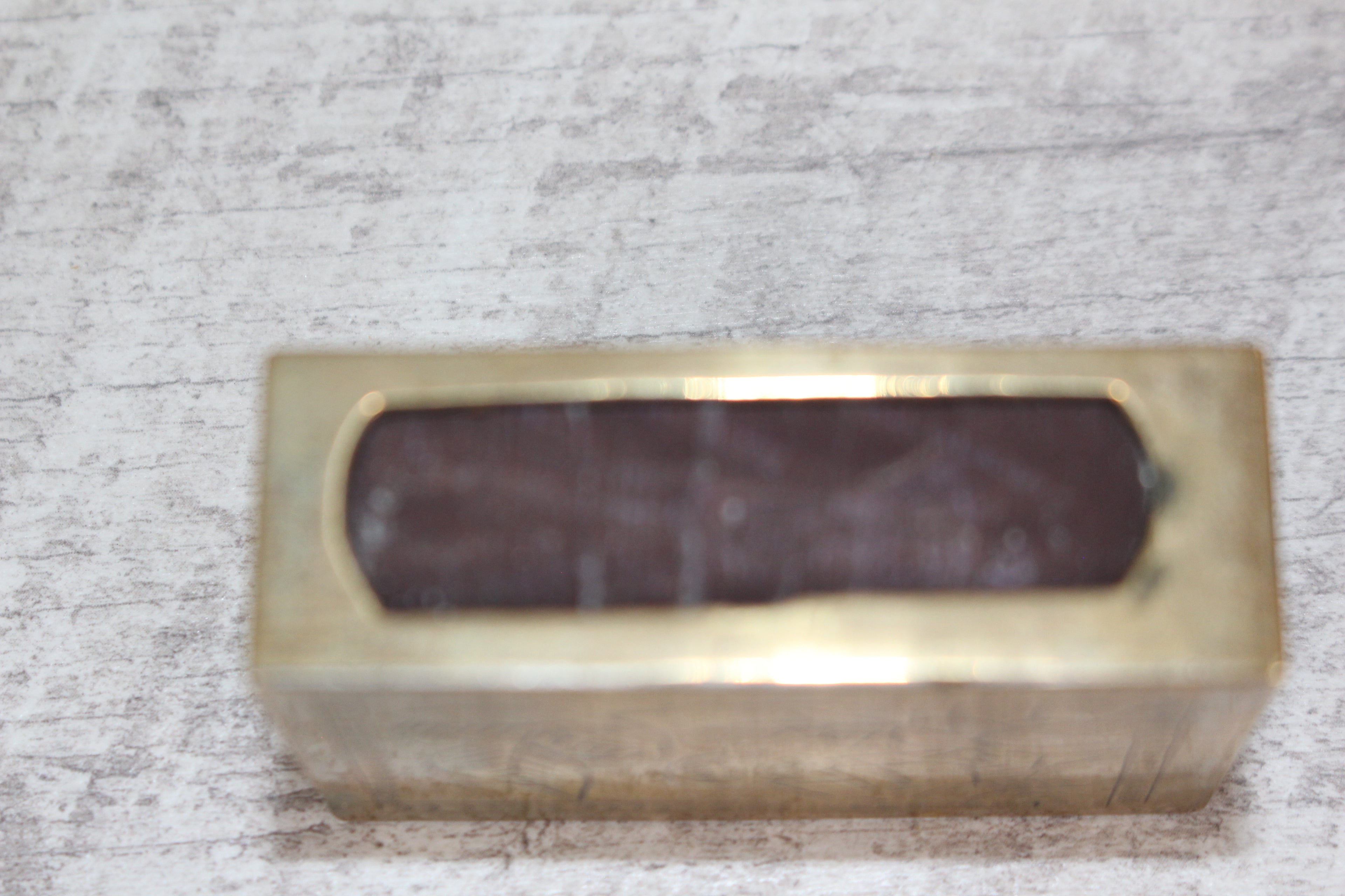 Vintage Brass Matchbox Holder, Etched Asian Scene & Criterion USSR Matchbox