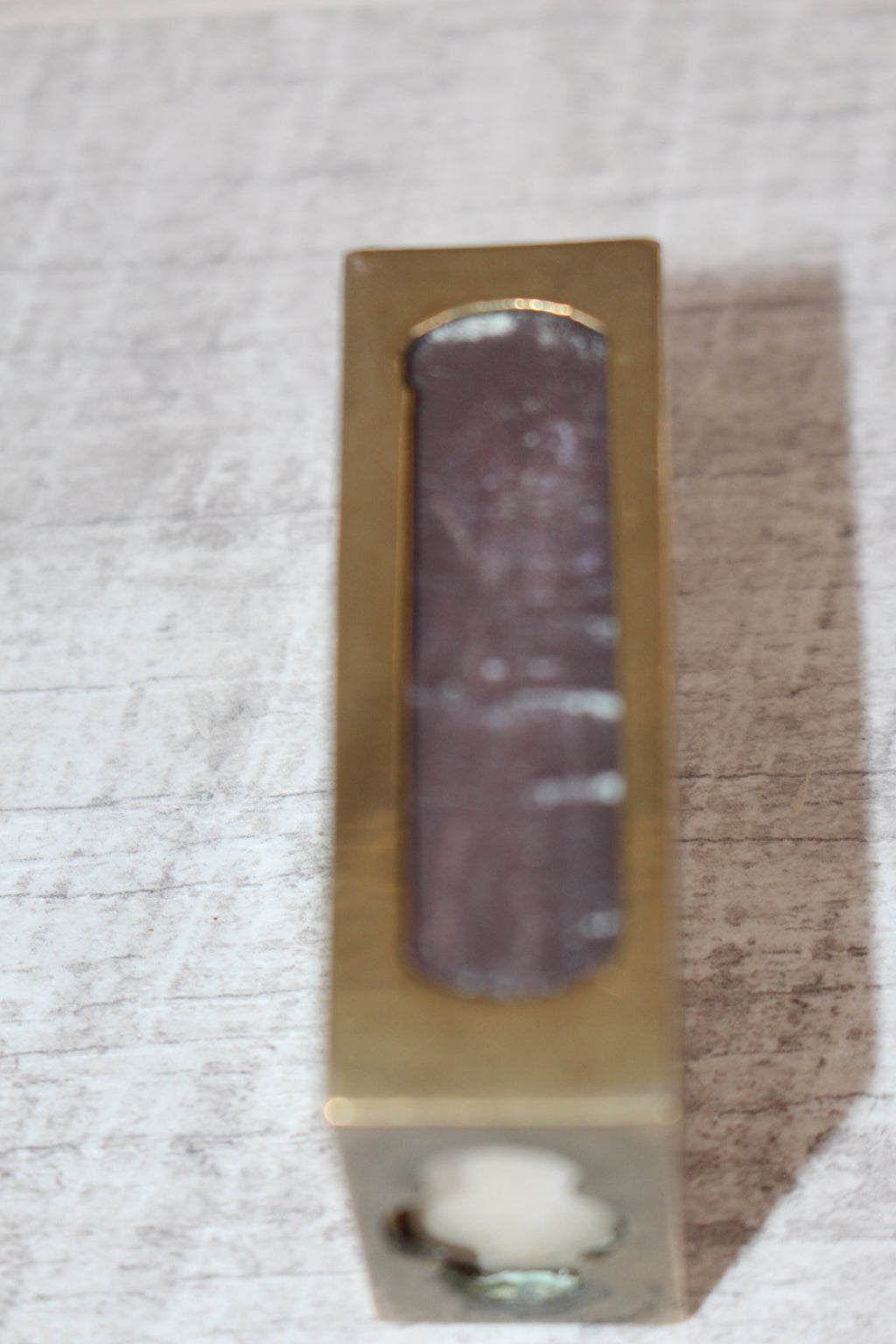 Vintage Brass Matchbox Holder, Etched Asian Scene & Criterion USSR Matchbox