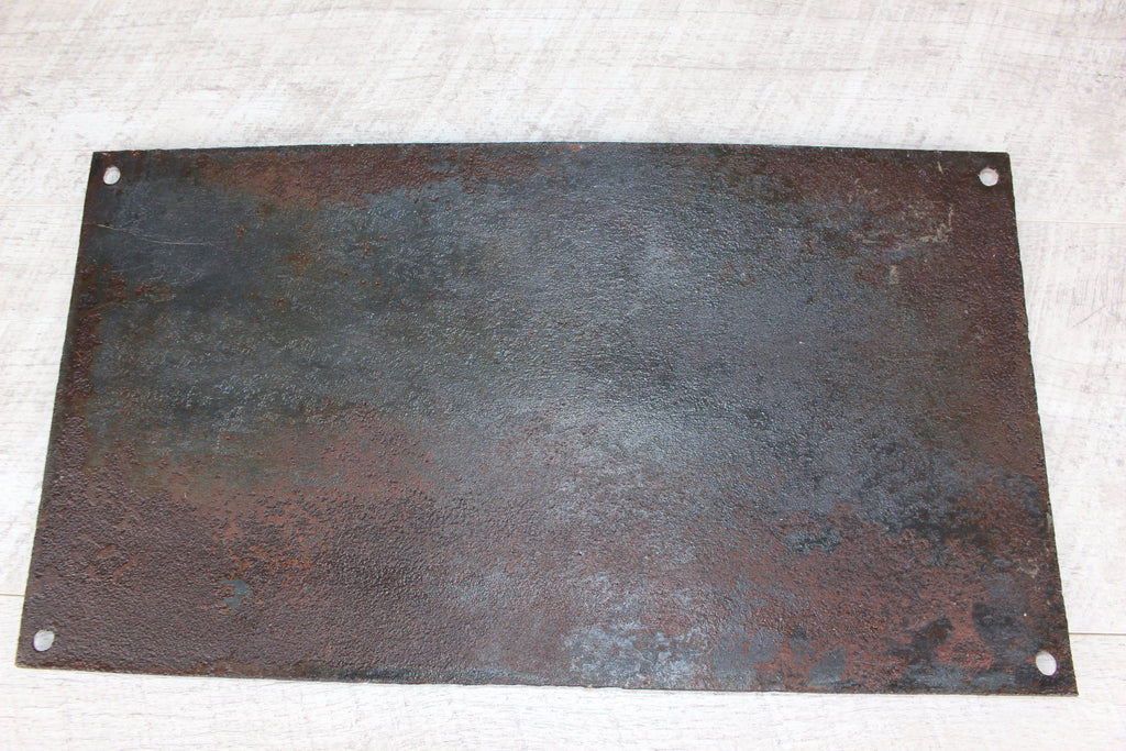 Rare 19thC French Relief Enamel Street Sign - Rue Récolet, Nîmes - Canton System