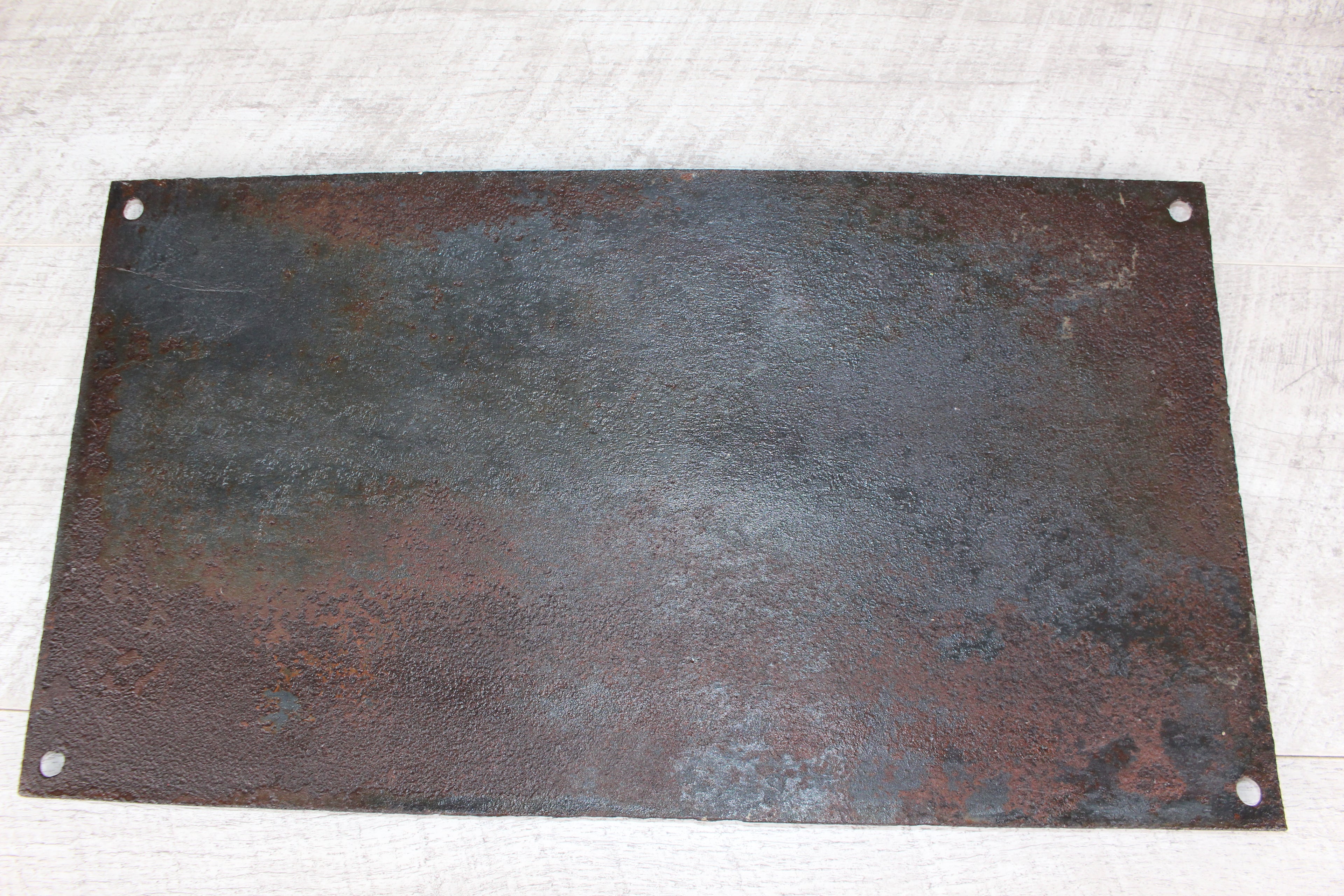 Rare 19thC French Relief Enamel Street Sign - Rue Récolet, Nîmes - Canton System