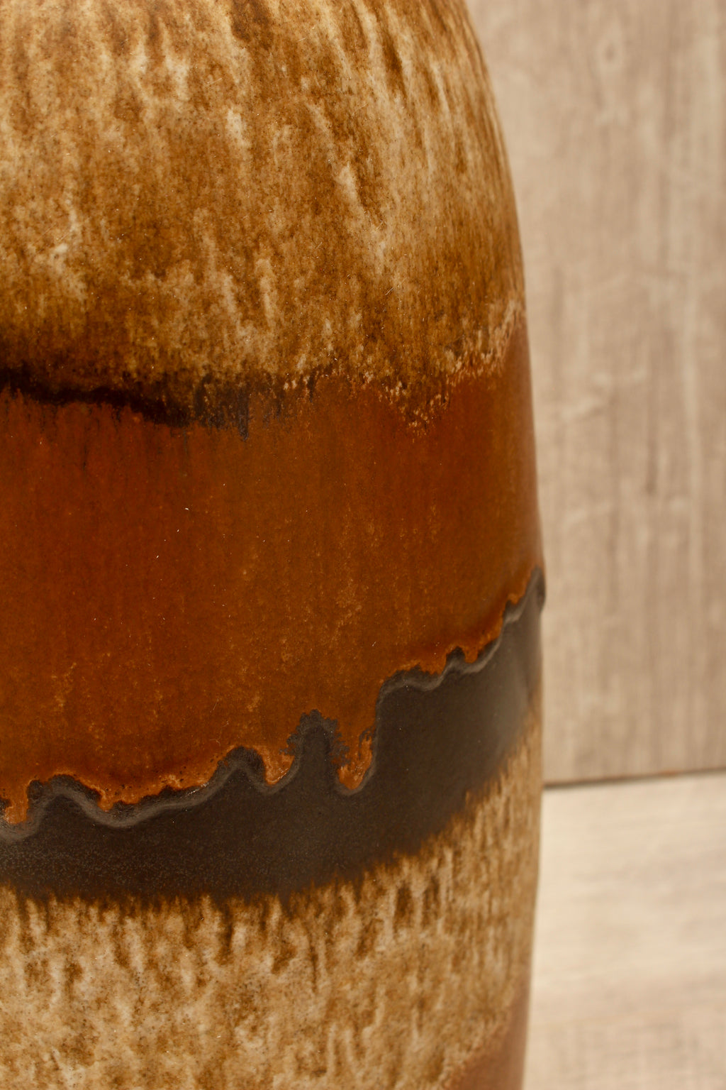 Vintage Scheurich Keramik West German Floor Vase - Tundra Glaze - Model 553-38