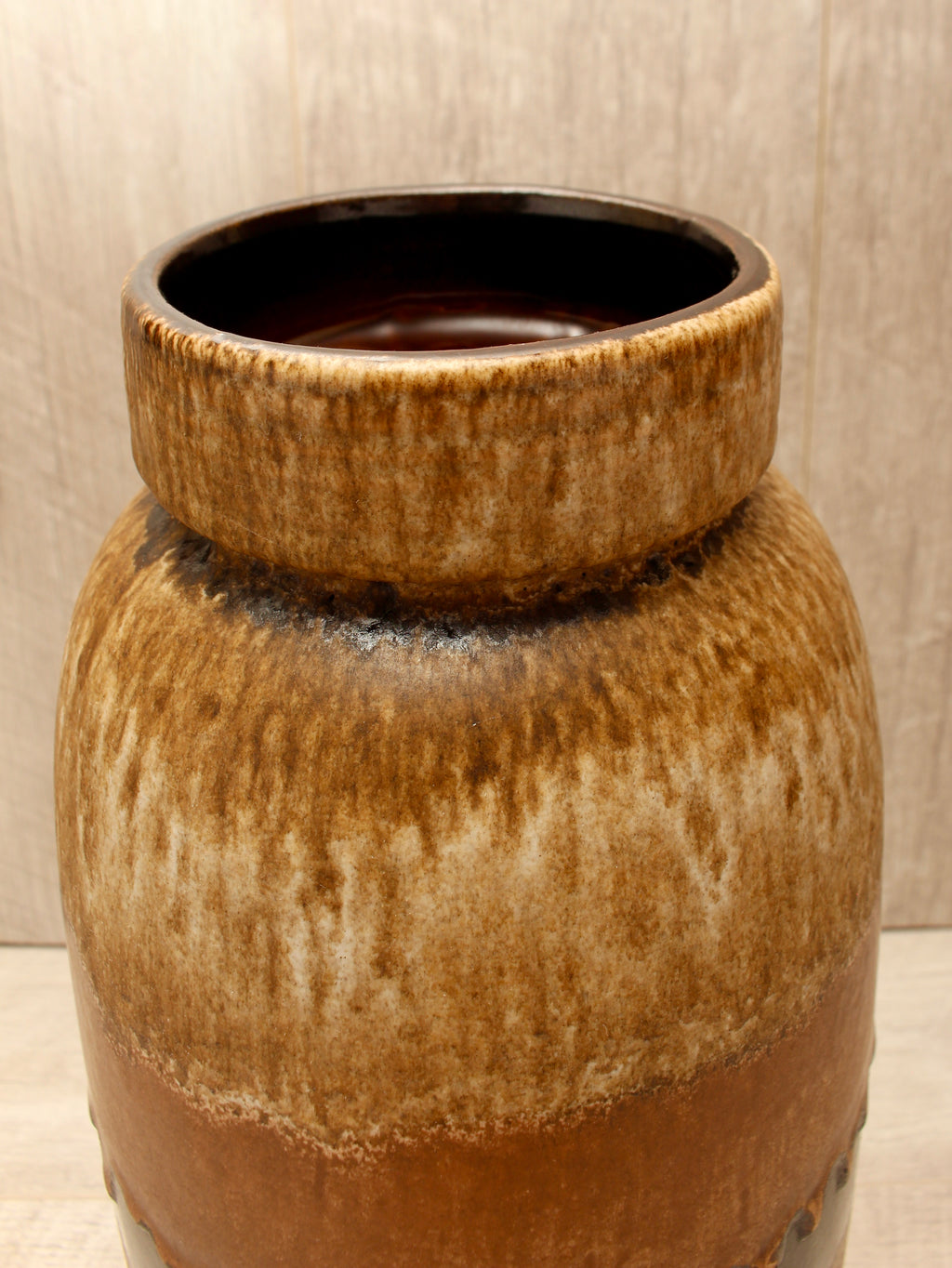 Vintage Scheurich Keramik West German Floor Vase - Tundra Glaze - Model 553-38