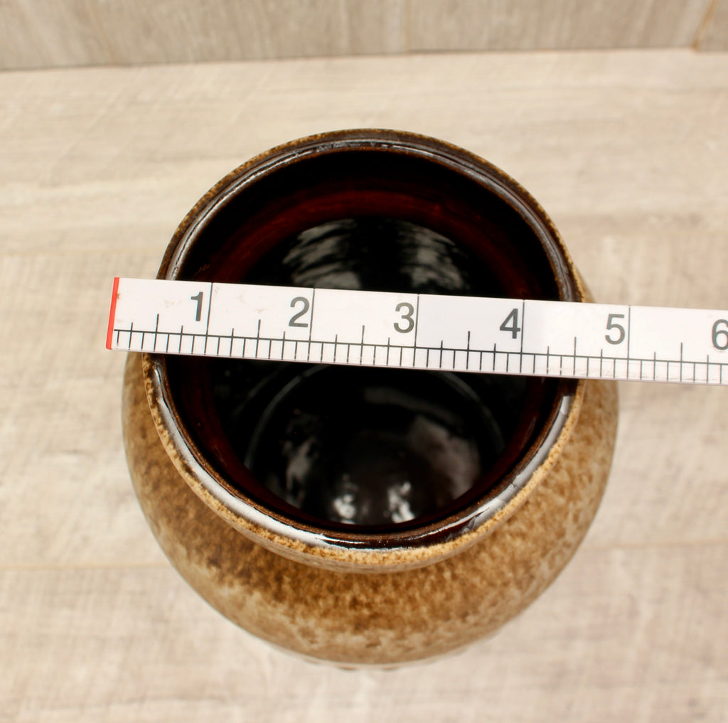 Vintage Scheurich Keramik West German Floor Vase - Inka Glaze - Model 517-38