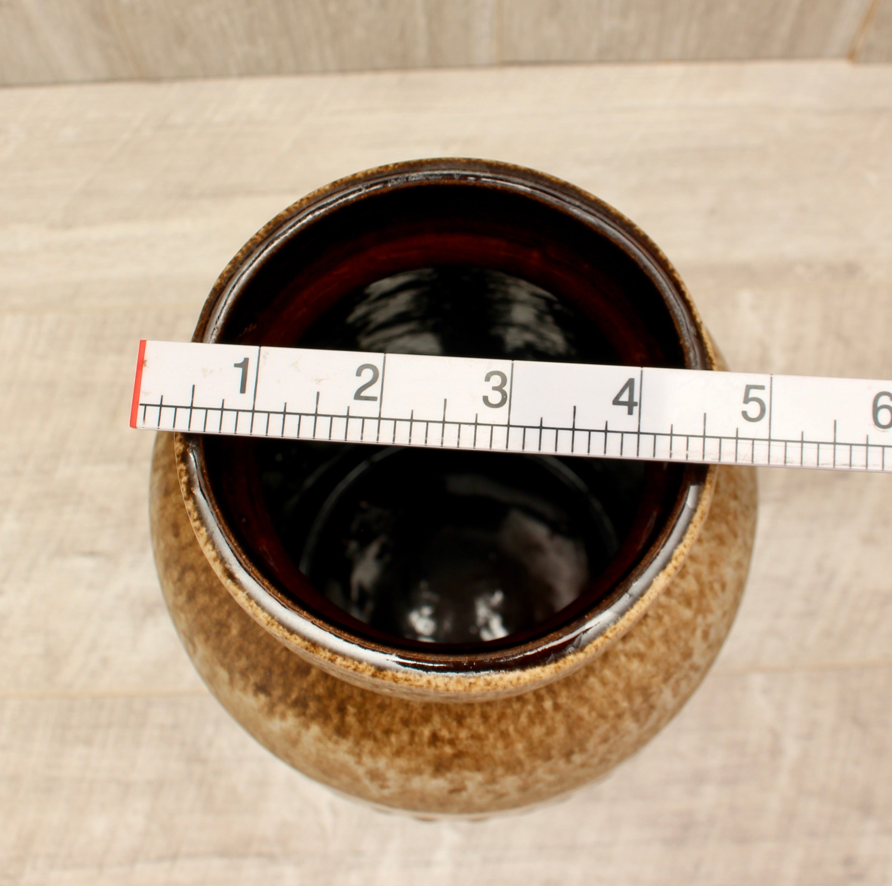 Vintage Scheurich Keramik West German Floor Vase - Inka Glaze - Model 517-38