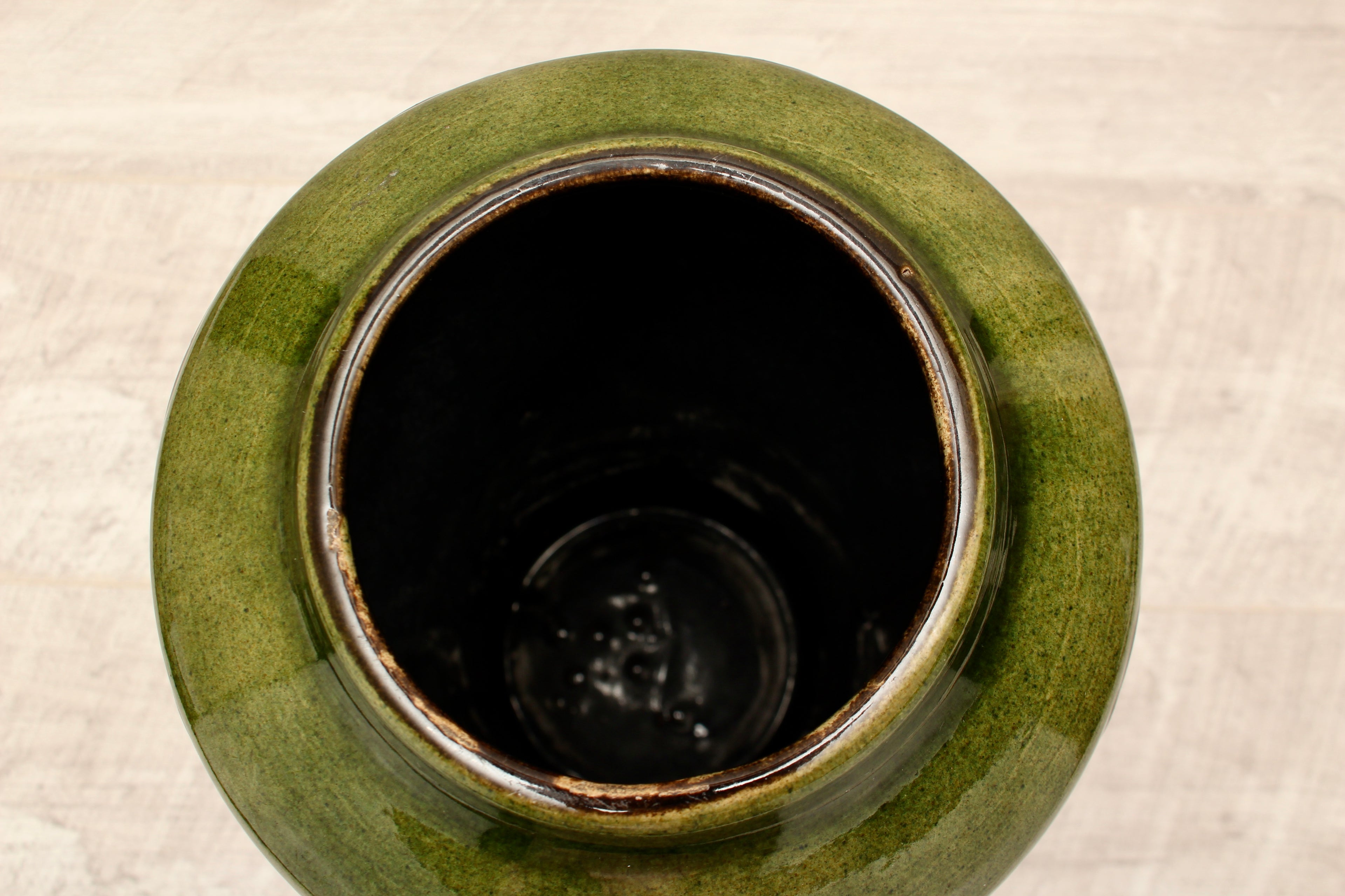 Vintage Scheurich Keramik West German Floor Vase - Inka Glaze - Model 517-38