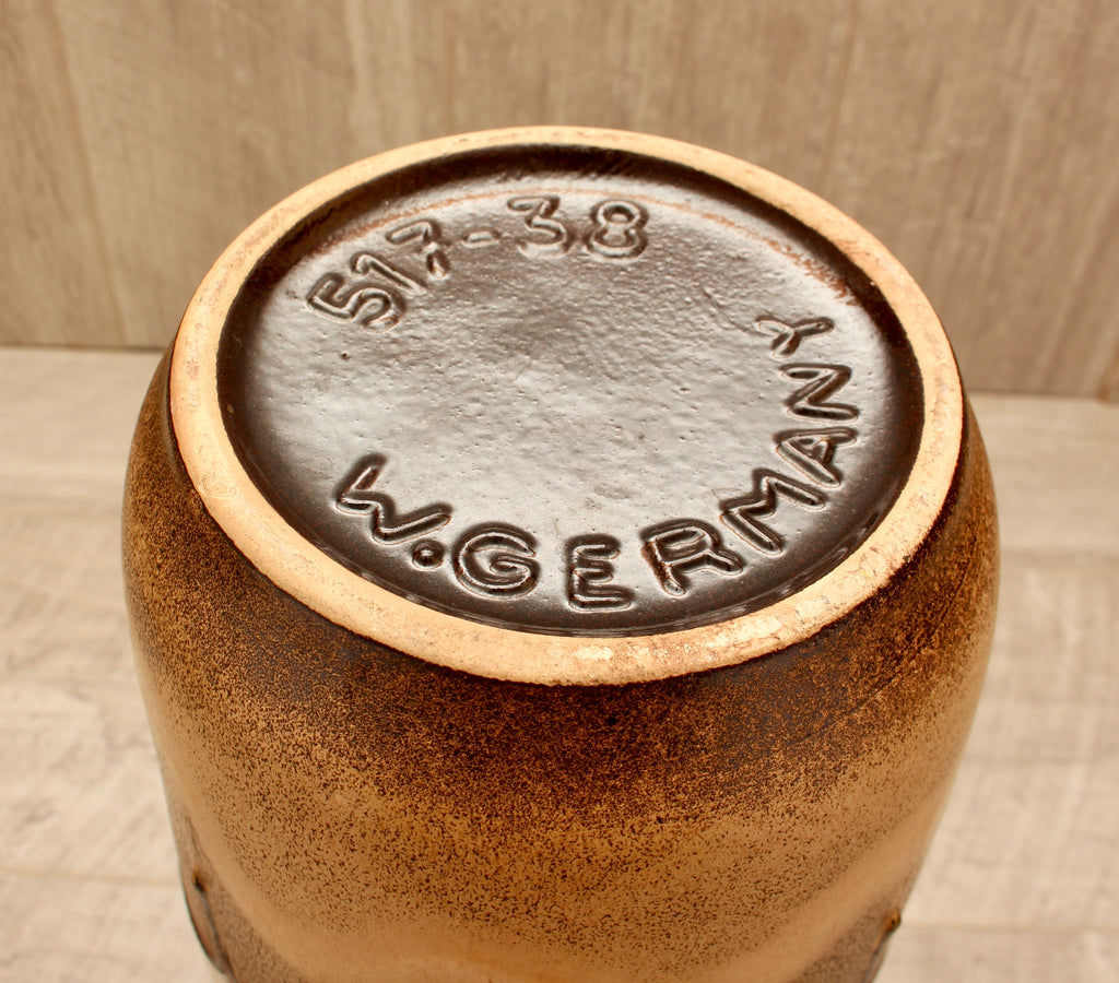 Vintage Scheurich Keramik West German Floor Vase - Inka Glaze - Model 517-38