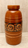 Vintage Scheurich Keramik West German Floor Vase - Amsterdam Glaze - Model 553-38