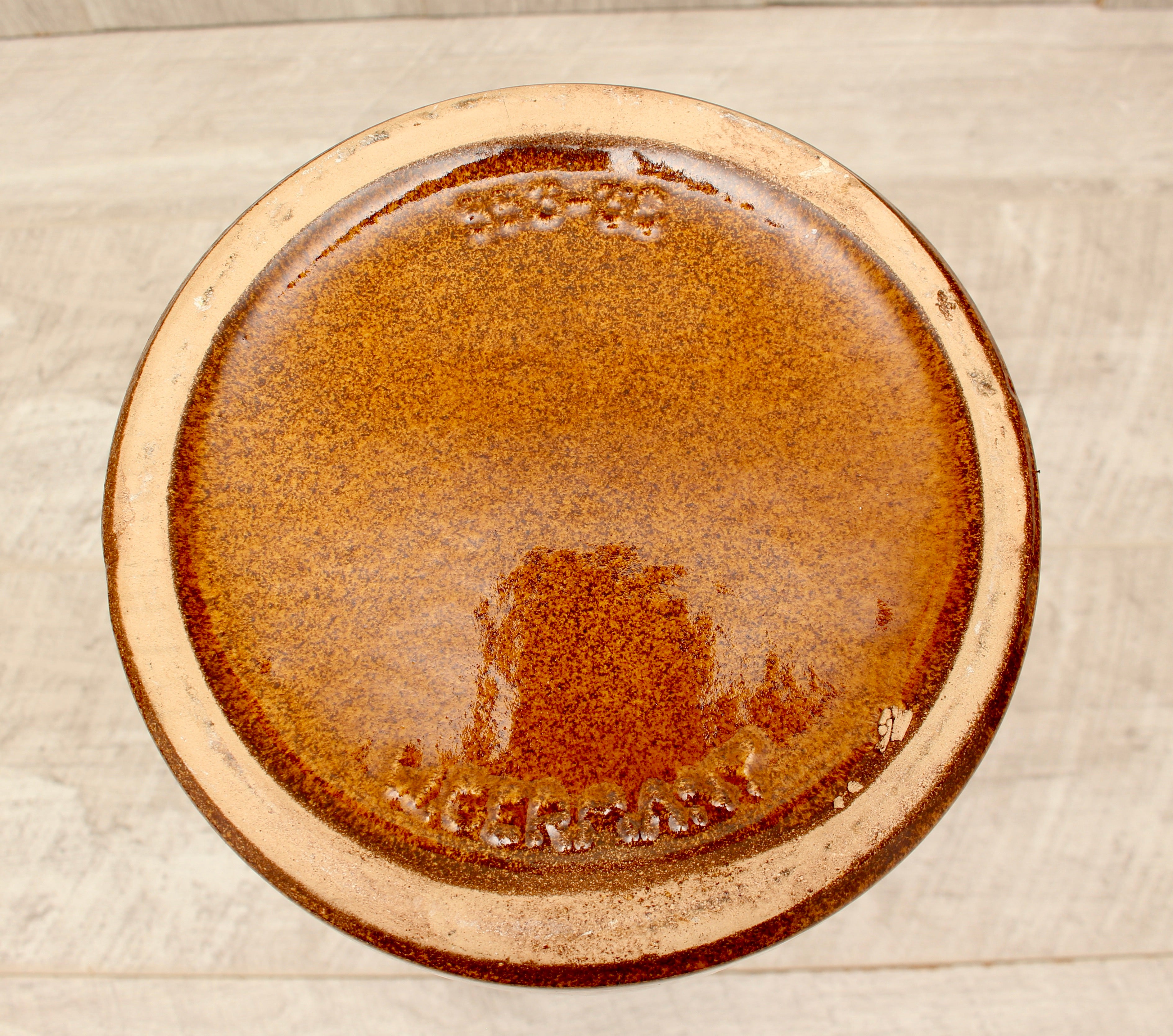 Vintage Scheurich Keramik West German Floor Vase - Amsterdam Glaze - Model 553-38