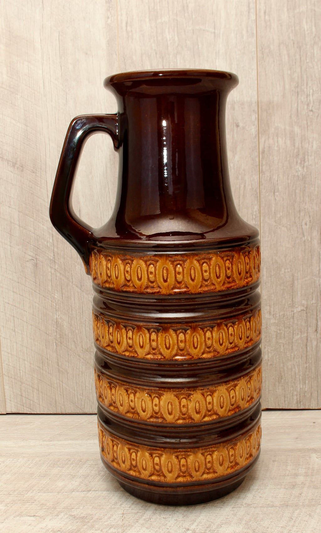 Vintage Scheurich Keramik West German Pottery Floor Jug - Granada Glaze - Model 429-45