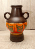 Vintage Dumler and Breiden West German Pottery Twin Handled Vase - Model 302/21