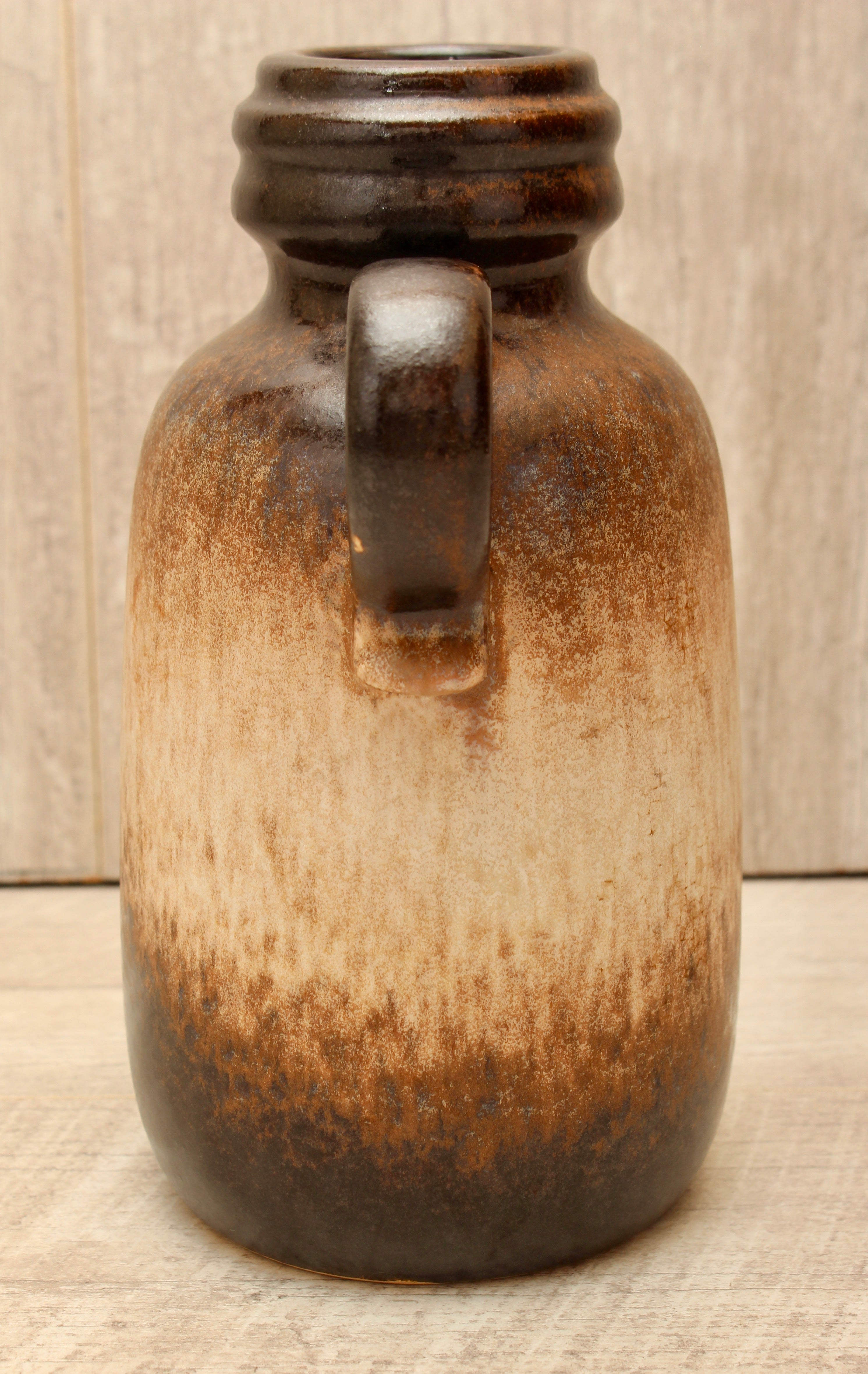 Vintage Scheurich Keramik West German Pottery Jug Vase - Koralle Drip Glaze - Model 413-20