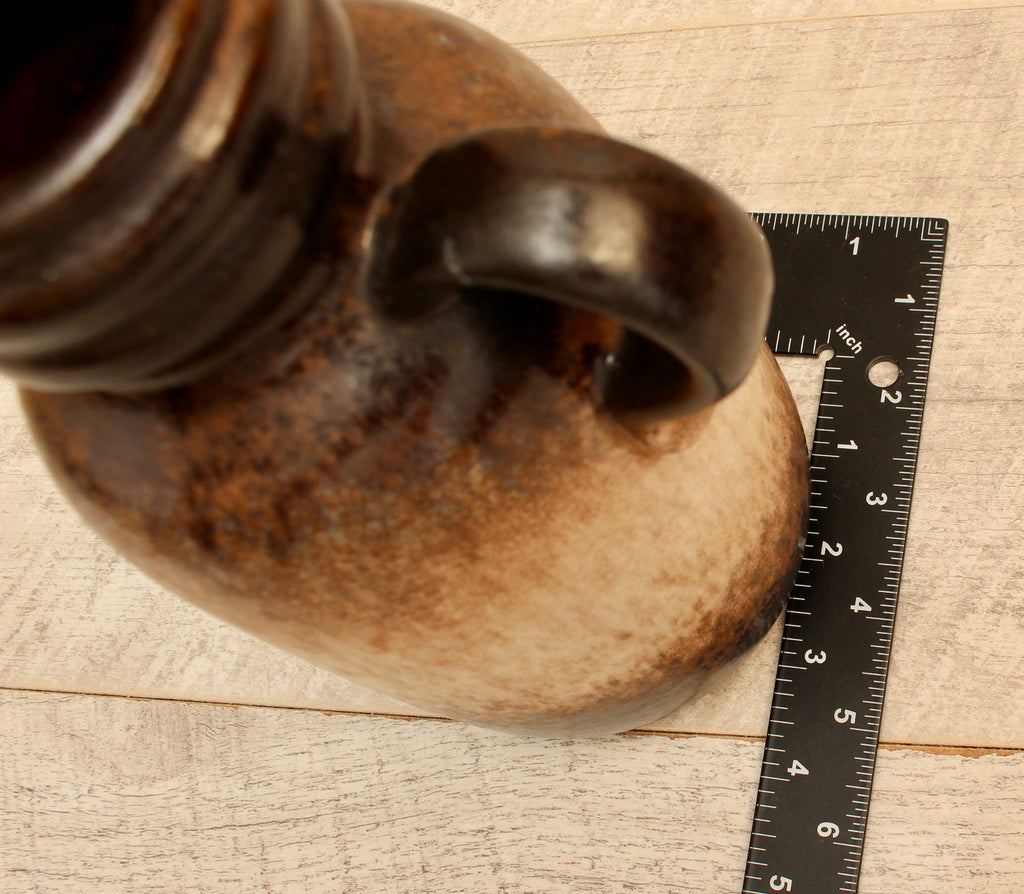 Vintage Scheurich Keramik West German Pottery Jug Vase - Koralle Drip Glaze - Model 413-20