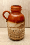 Vintage Scheurich Keramik West German Pottery Jug Vase - Tundra Glaze - Model 413-20
