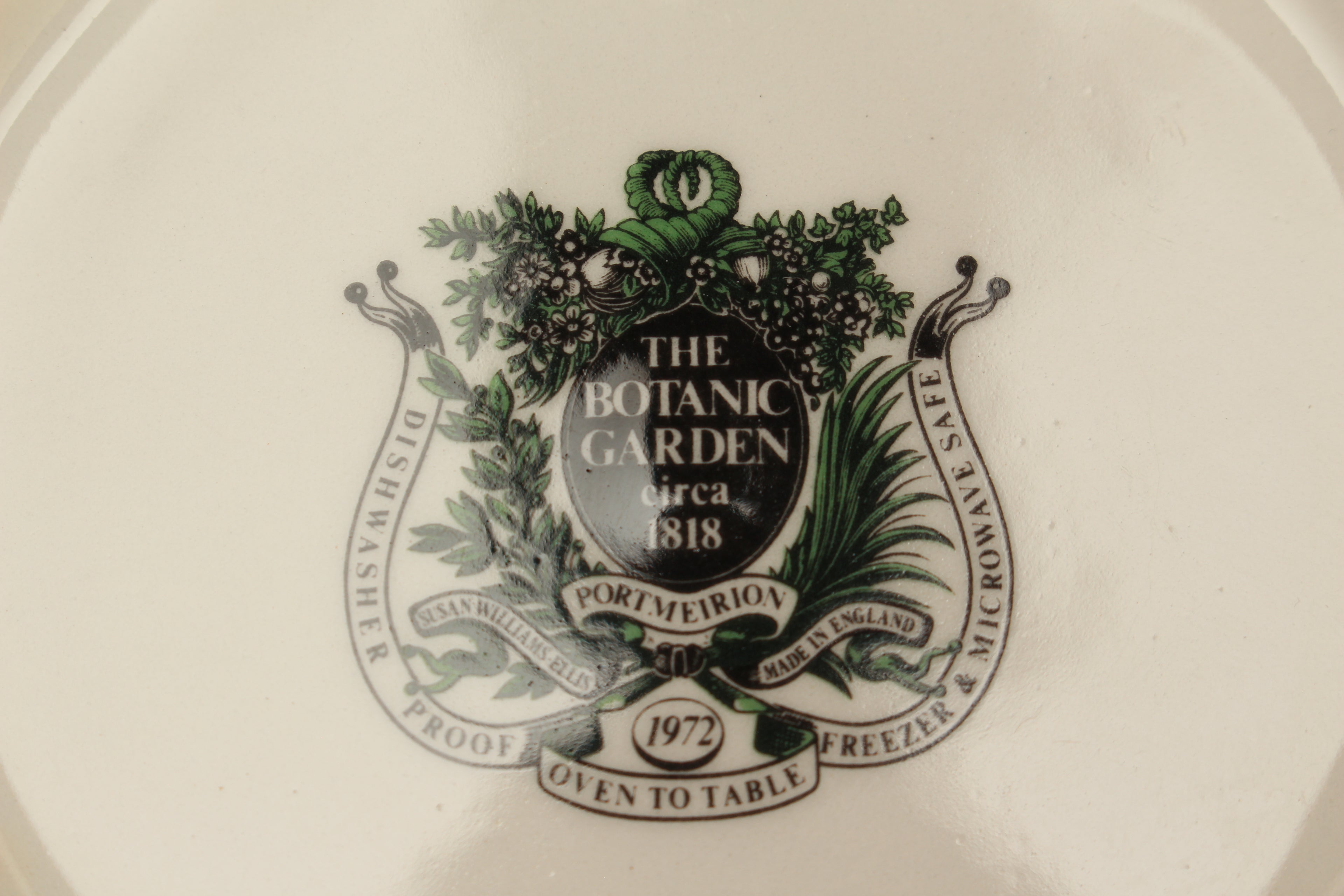 Vintage Portmeirion Botanic Garden Storage Jar Canister - Gazania Treasure Flower