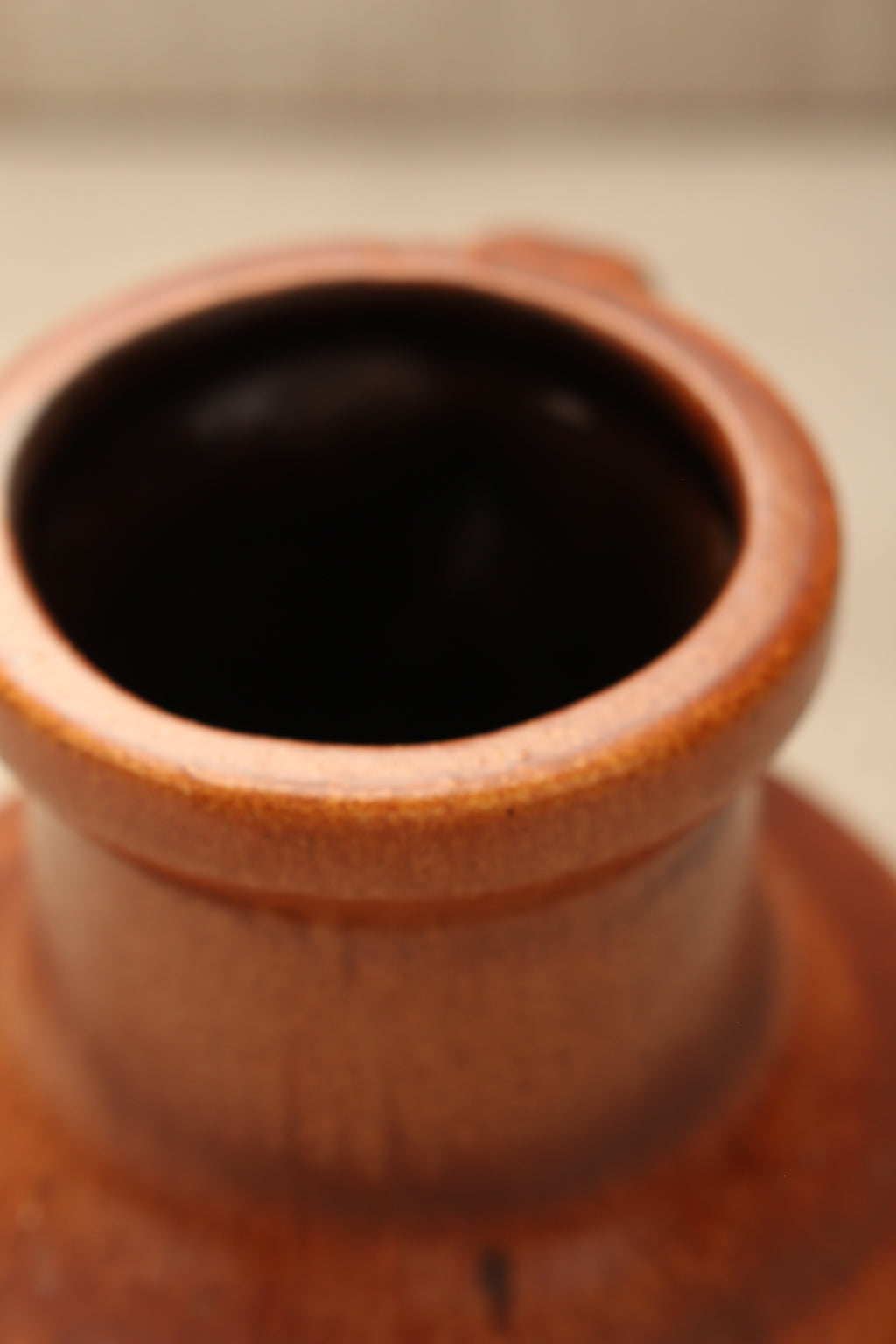Vintage Scheurich Keramik West German Pottery Jug Vase - Tundra Glaze - Model 414-16