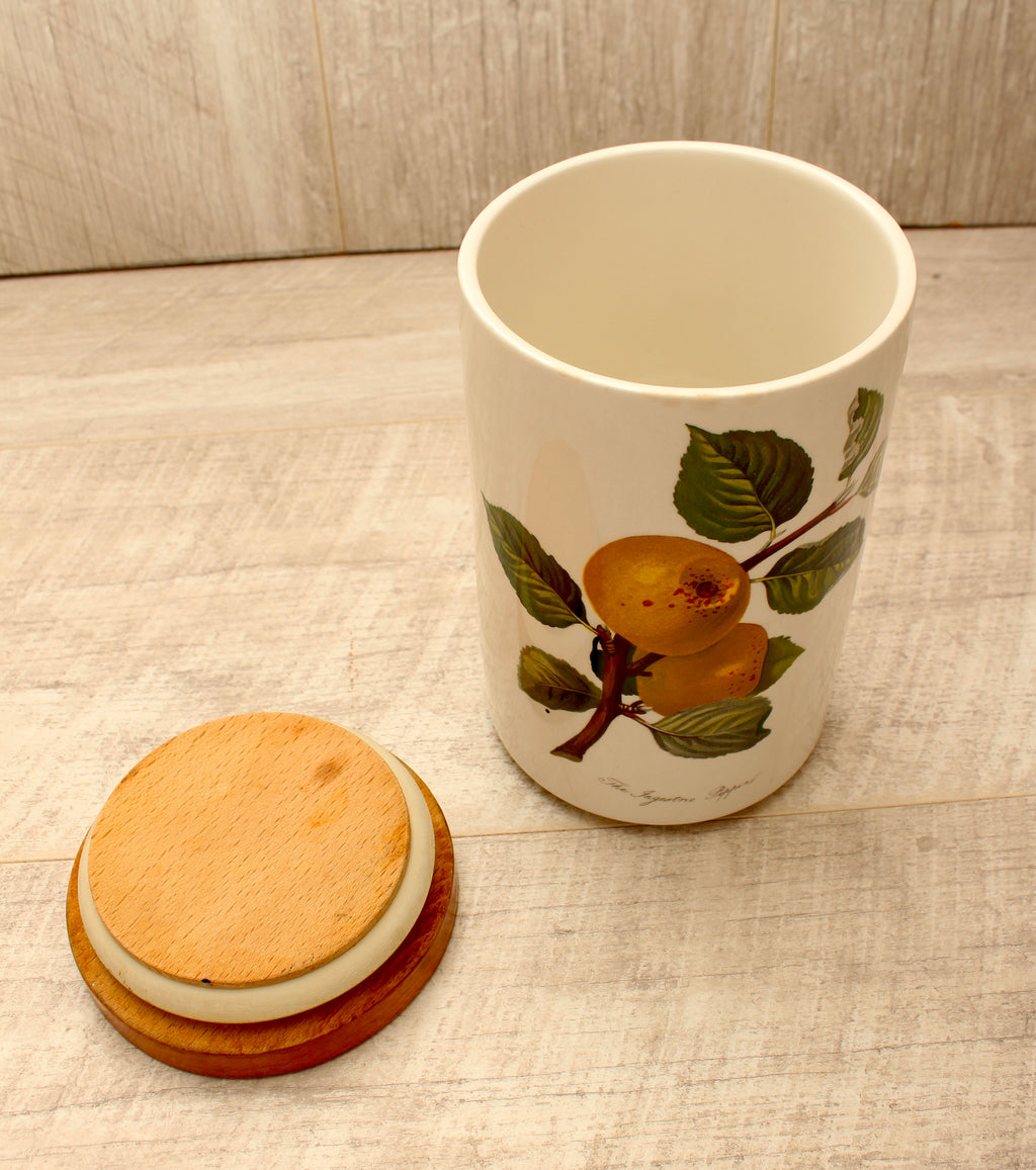 Vintage Portmeirion Pomona Storage Jar Canister - The Ingestrie Pippin
