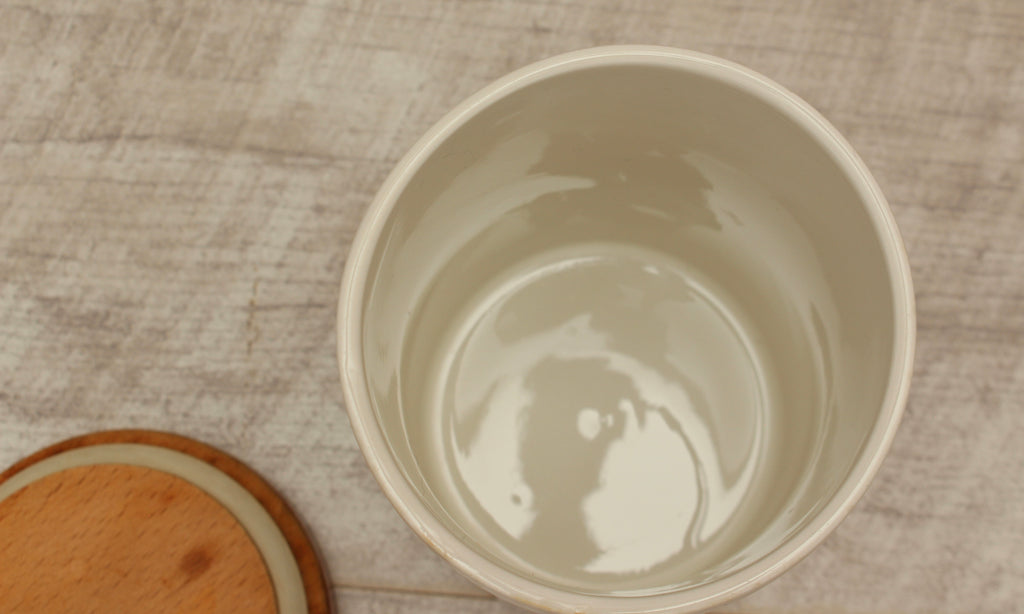 Vintage Portmeirion Pomona Storage Jar Canister - The Ingestrie Pippin